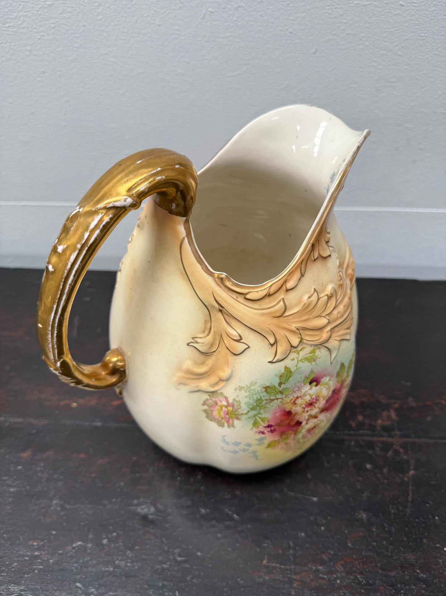 Large Crown Devon Victorian Jug