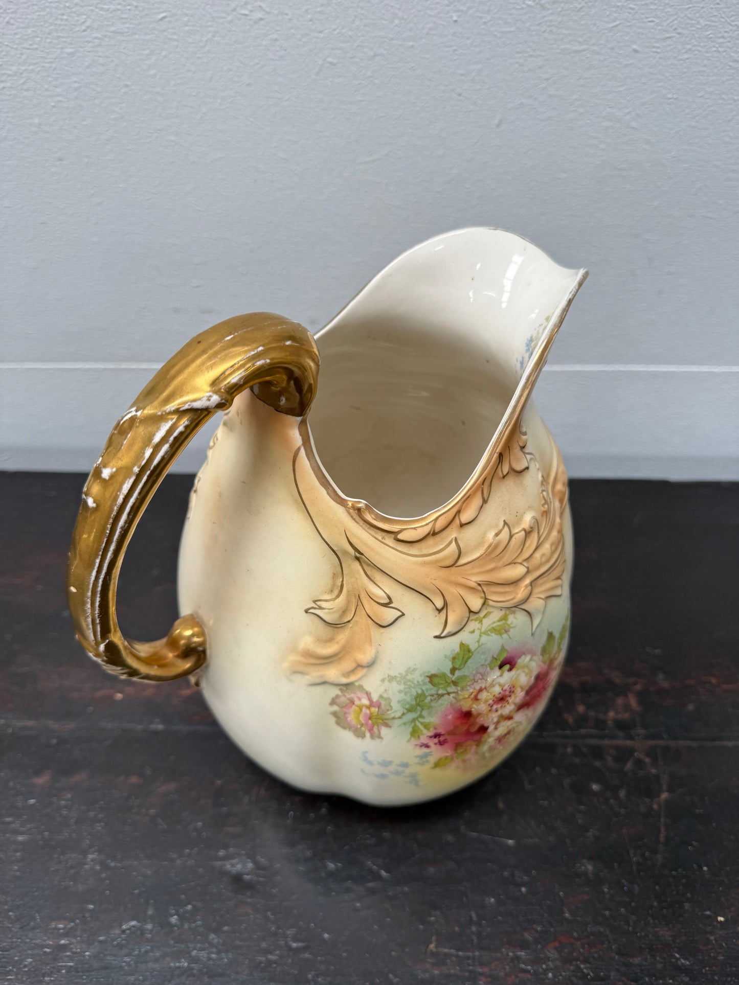 Large Crown Devon Victorian Jug