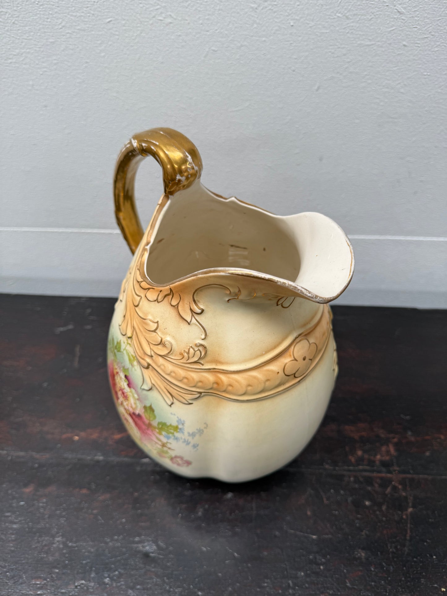 Large Crown Devon Victorian Jug
