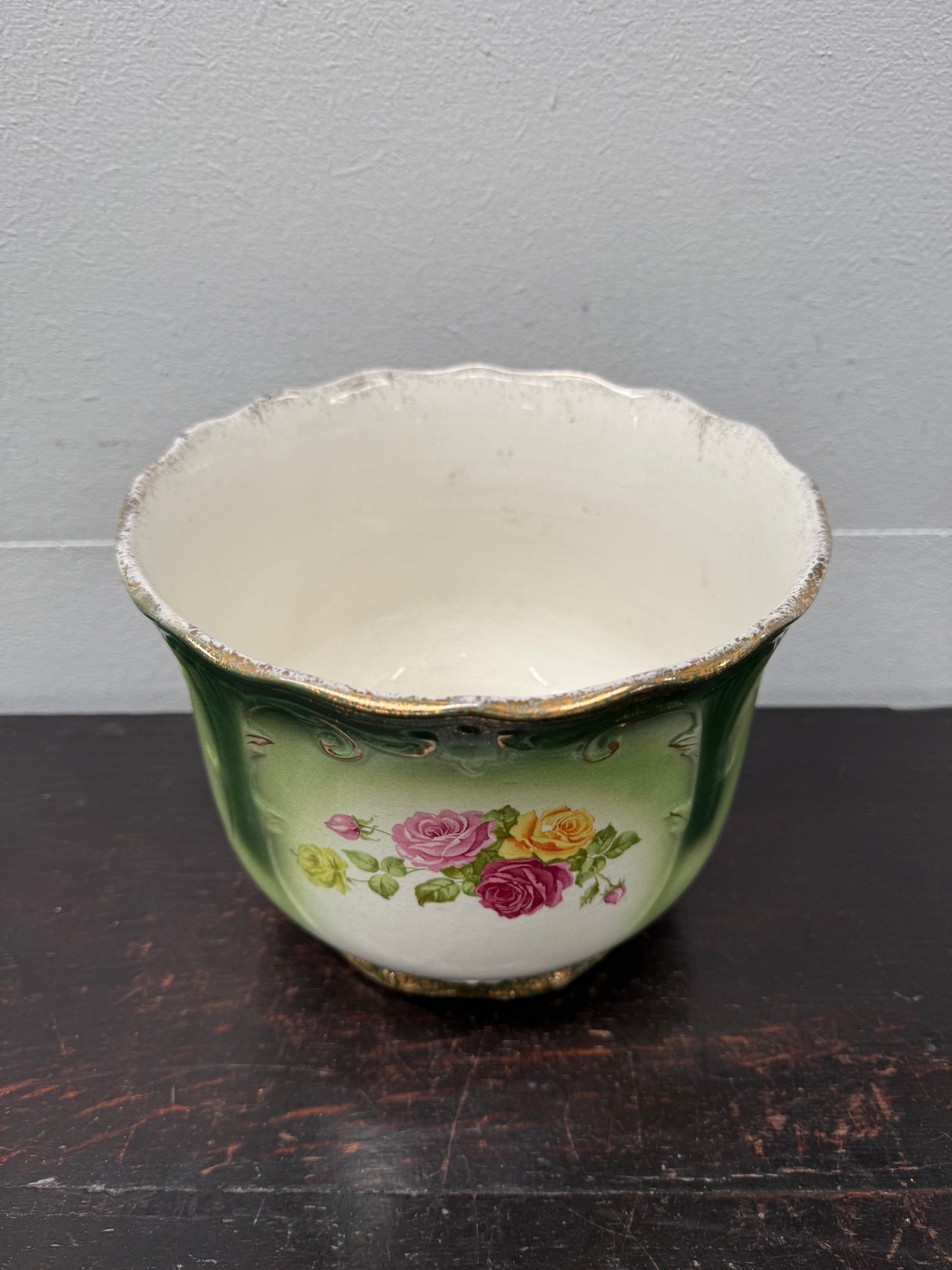 Pretty Edwardian Hand Painted Jardiniere