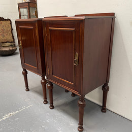 Pair of Tudor Style Bedsides