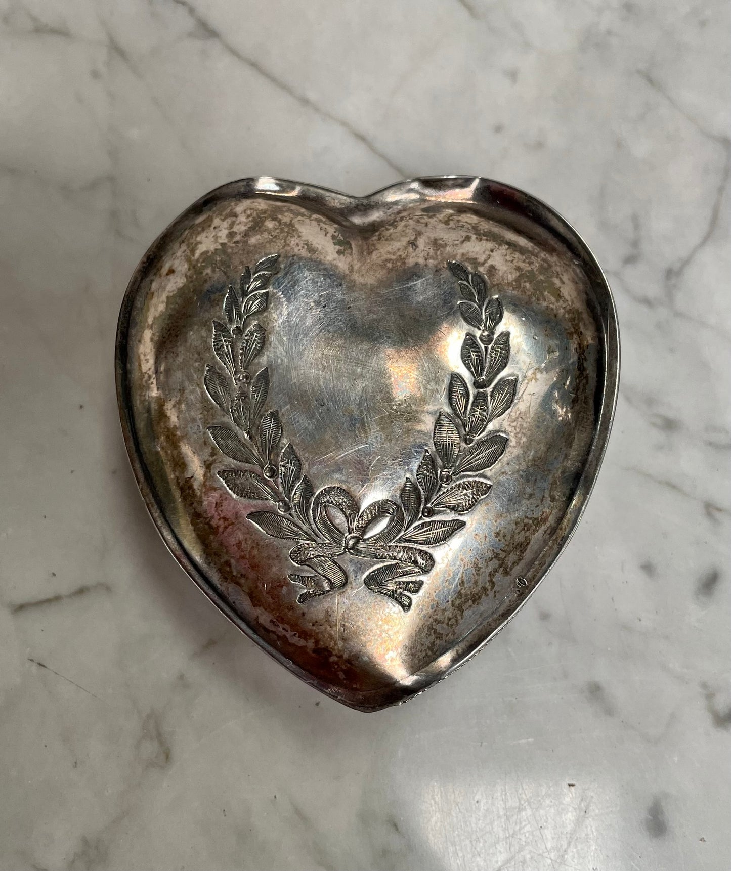 Antique Knicker Bocker Silver Trinket Box