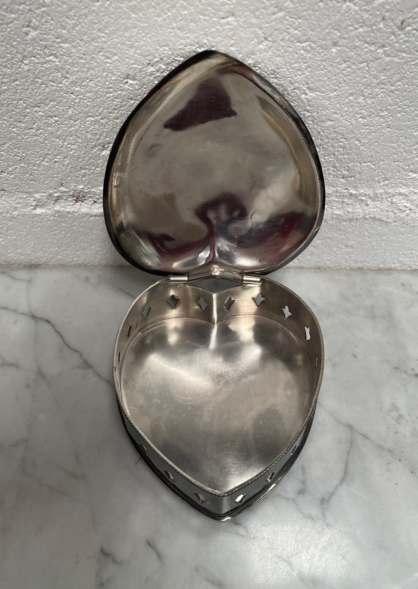Antique Knicker Bocker Silver Trinket Box