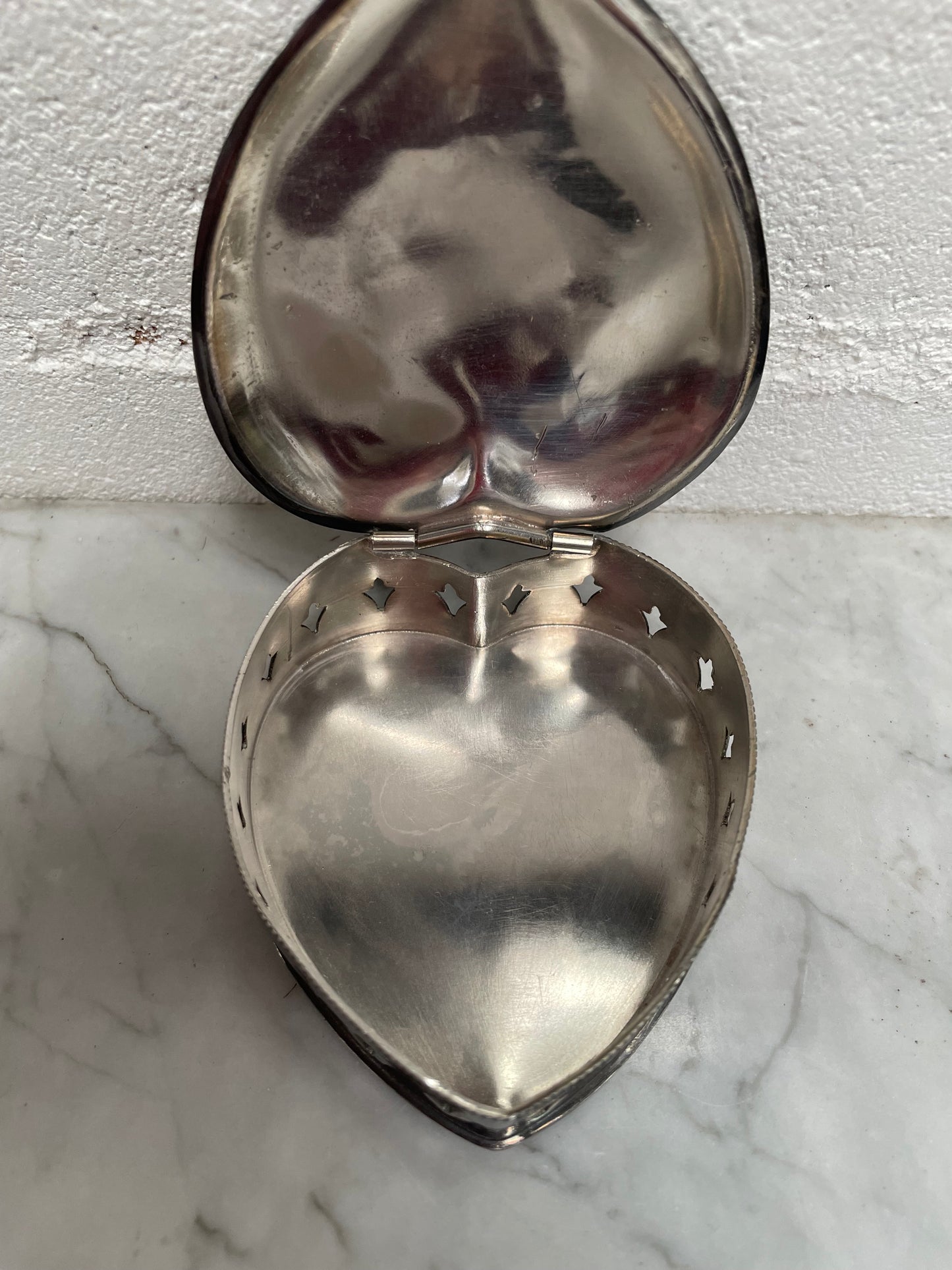 Antique Knicker Bocker Silver Trinket Box
