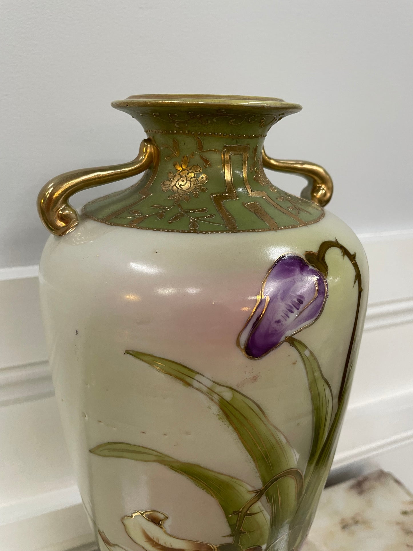 Hand Painted Japanese Vase
