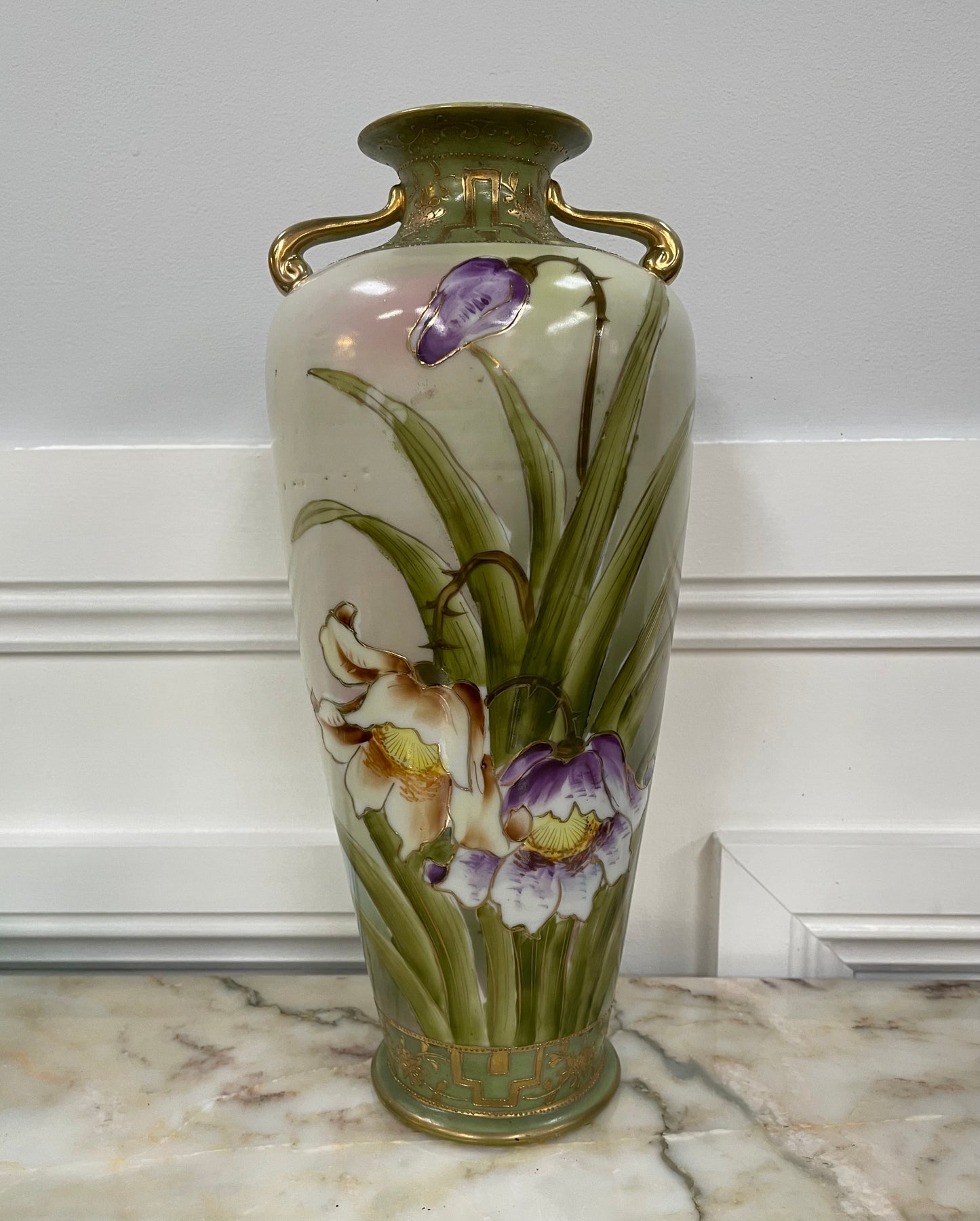 Hand Painted Japanese Vase