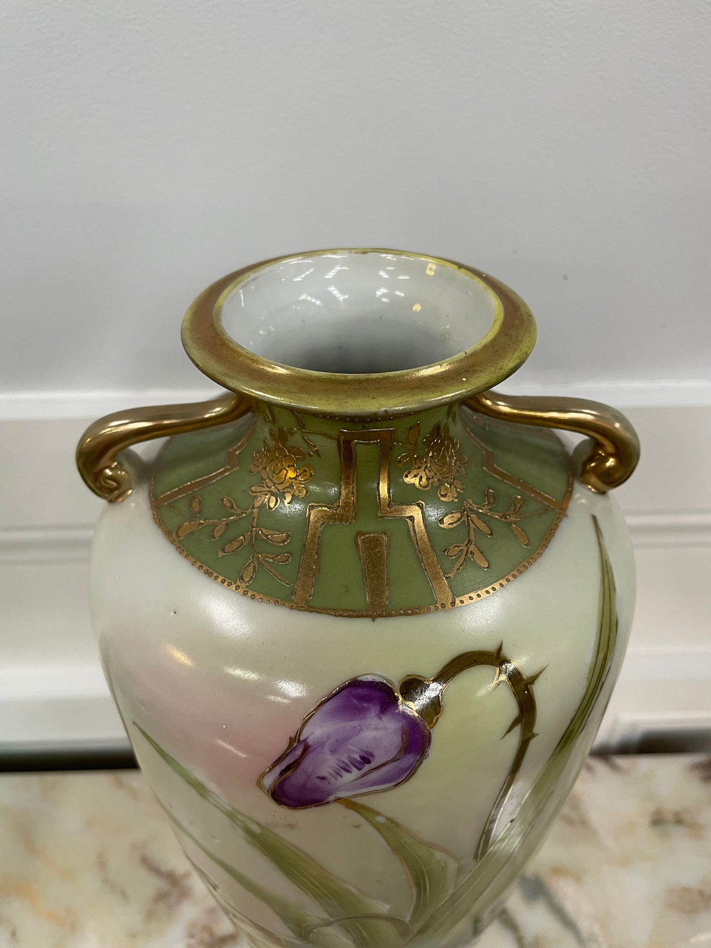 Hand Painted Japanese Vase
