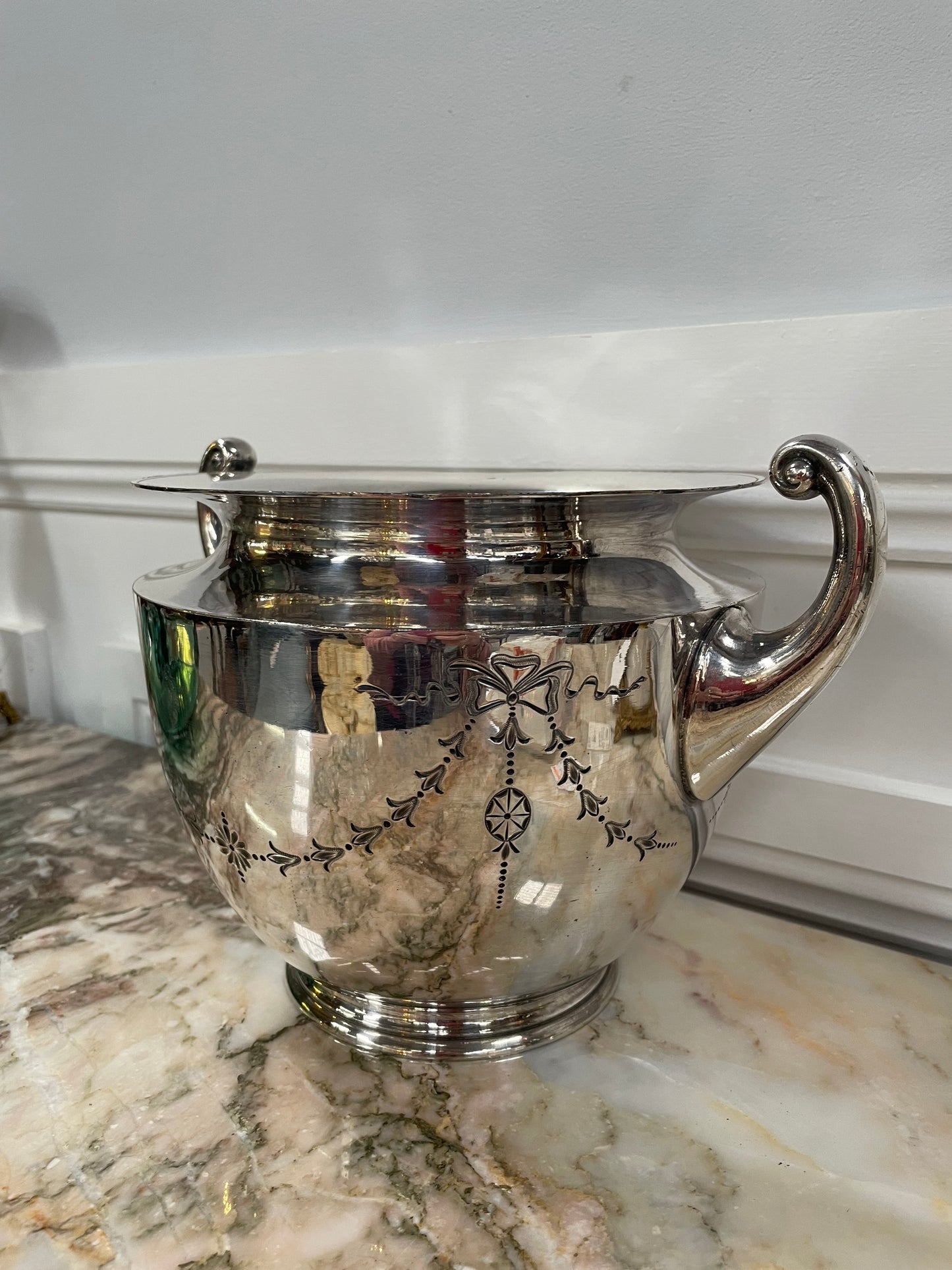 Rare Edwardian Silver Plated Jardiniere/Planter