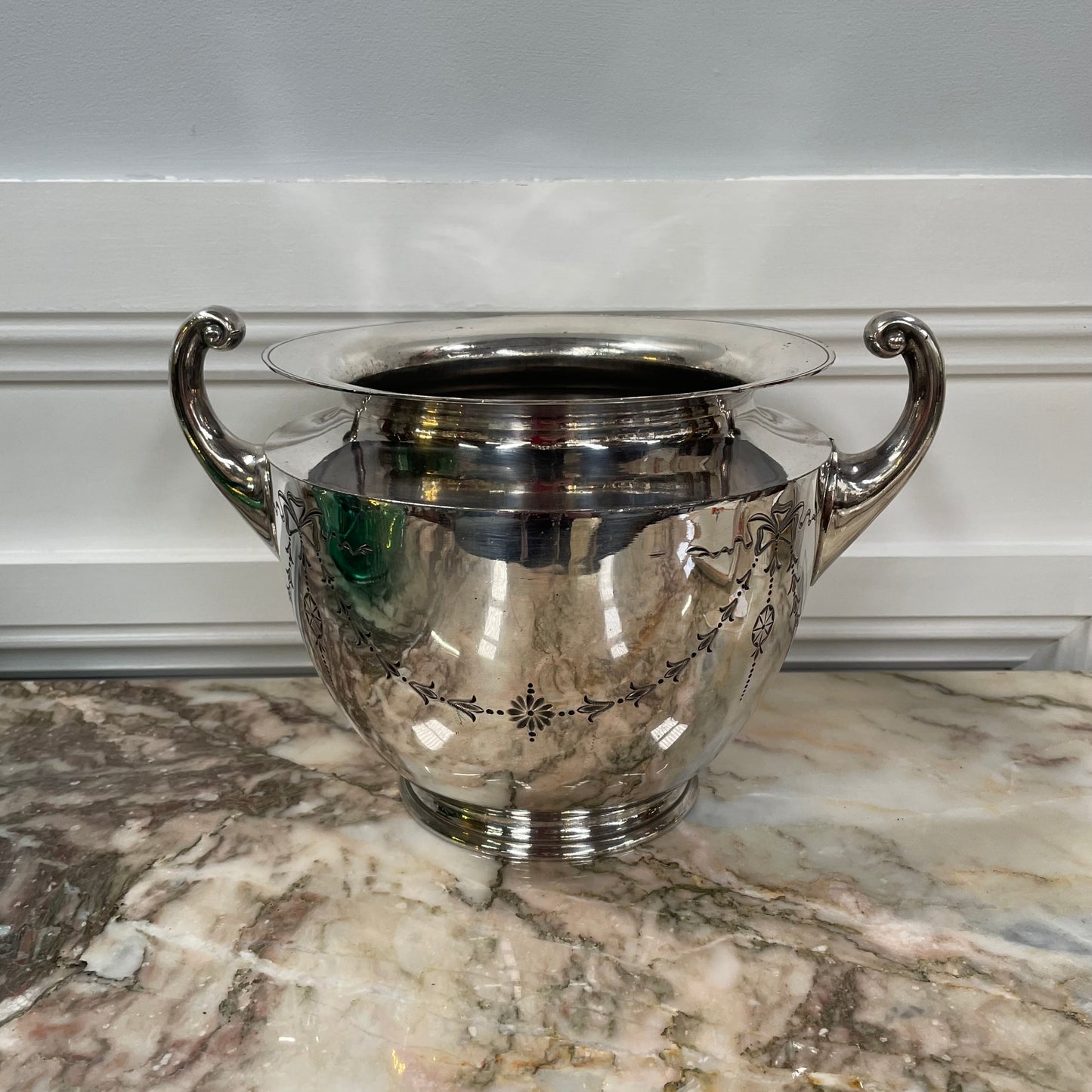 Rare Edwardian Silver Plated Jardiniere/Planter