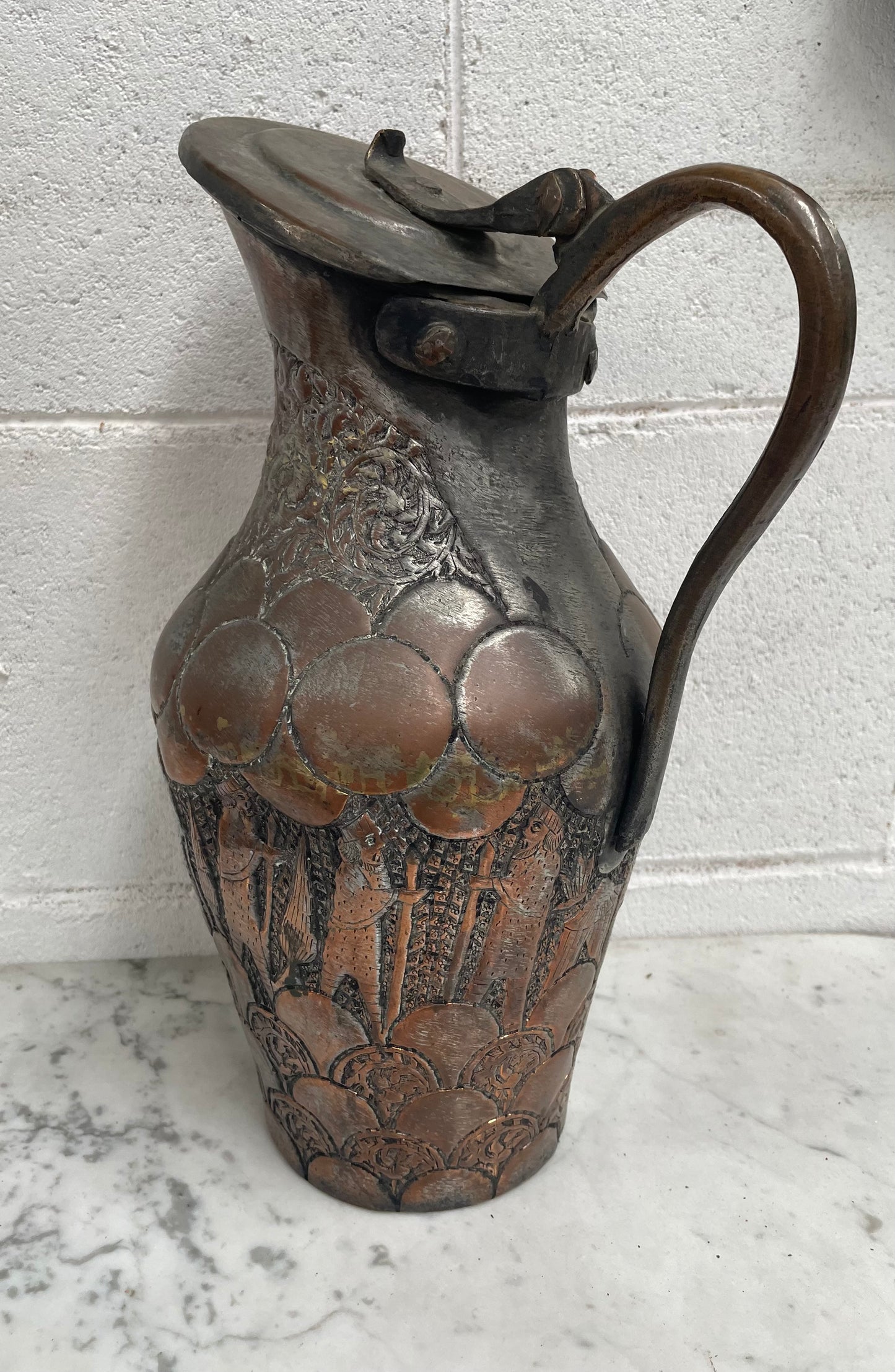 Antique Copper Persian Water Jug