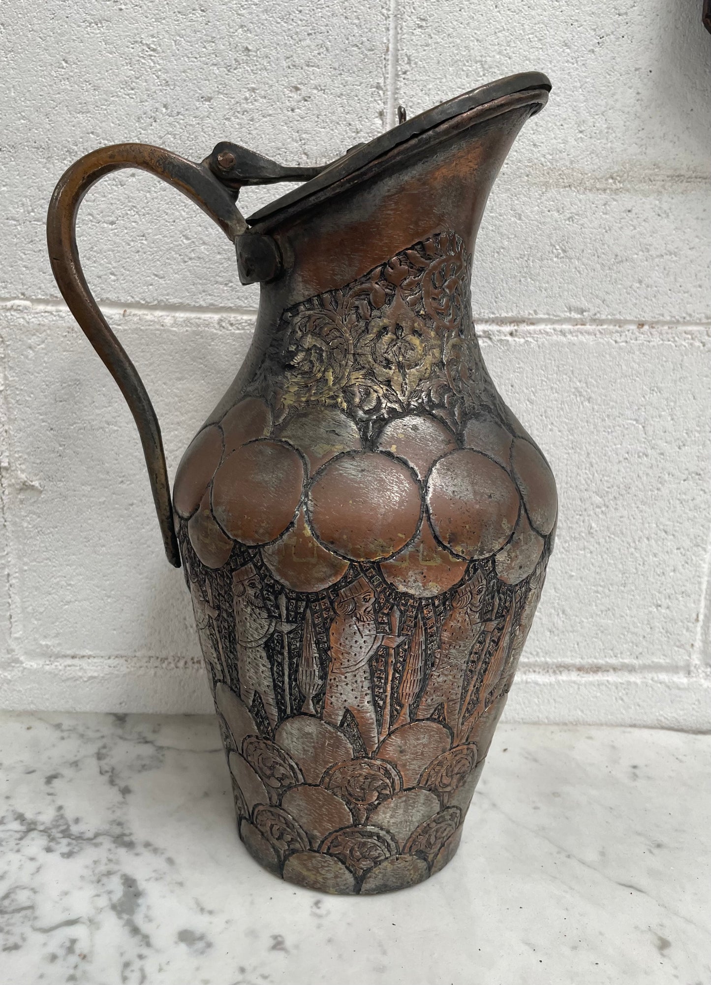 Antique Copper Persian Water Jug