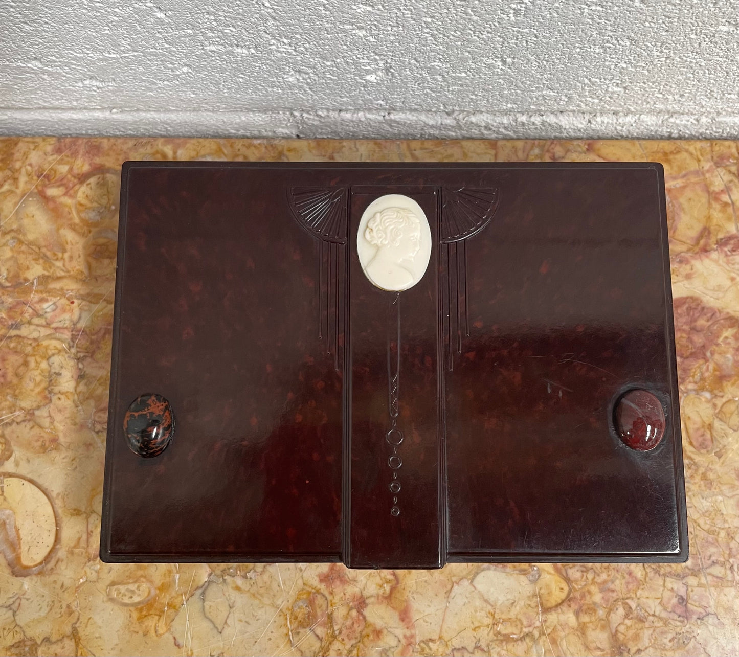 Stunning Art Deco Bakelite Trinket Box