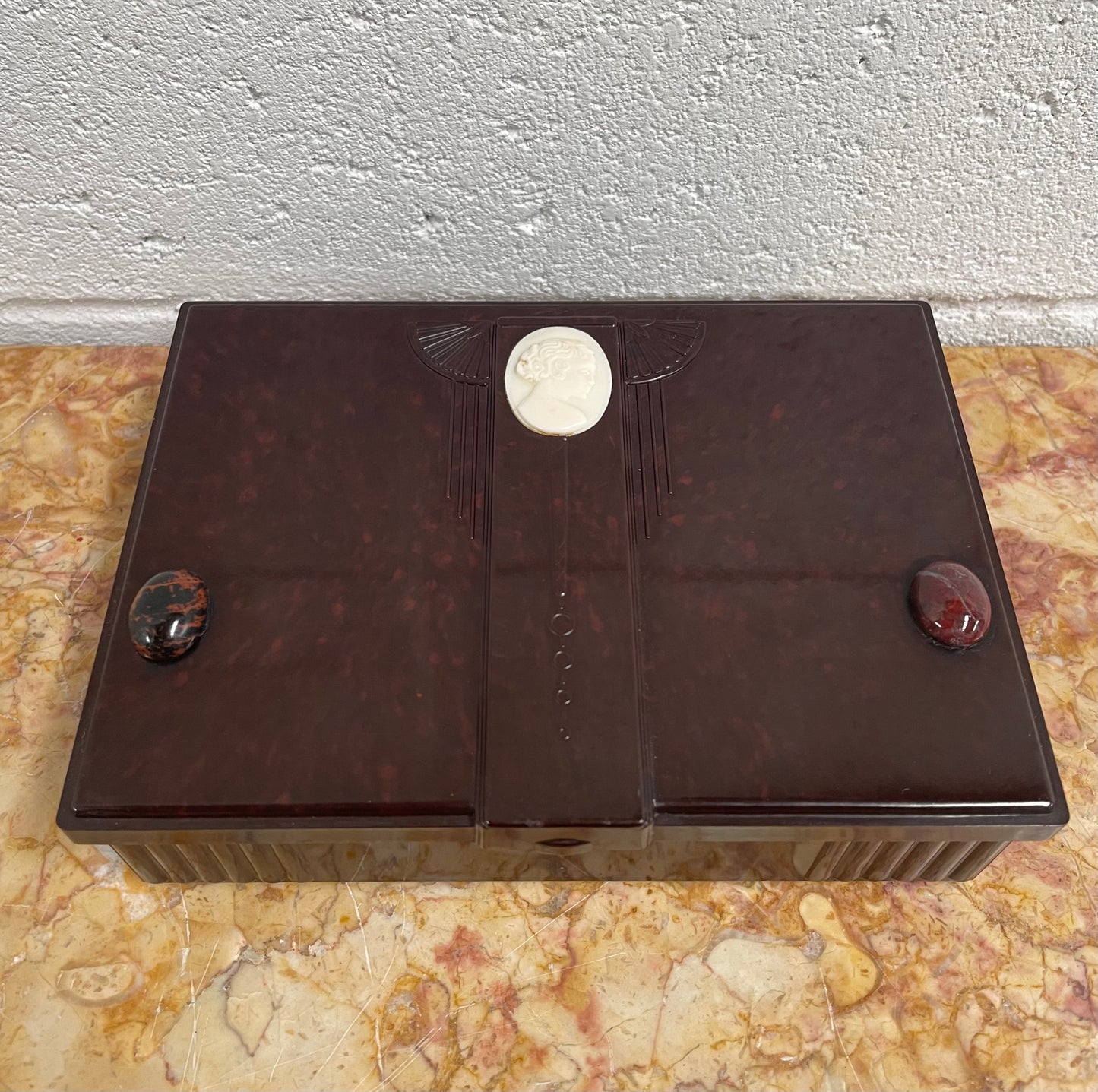 Stunning Art Deco Bakelite Trinket Box