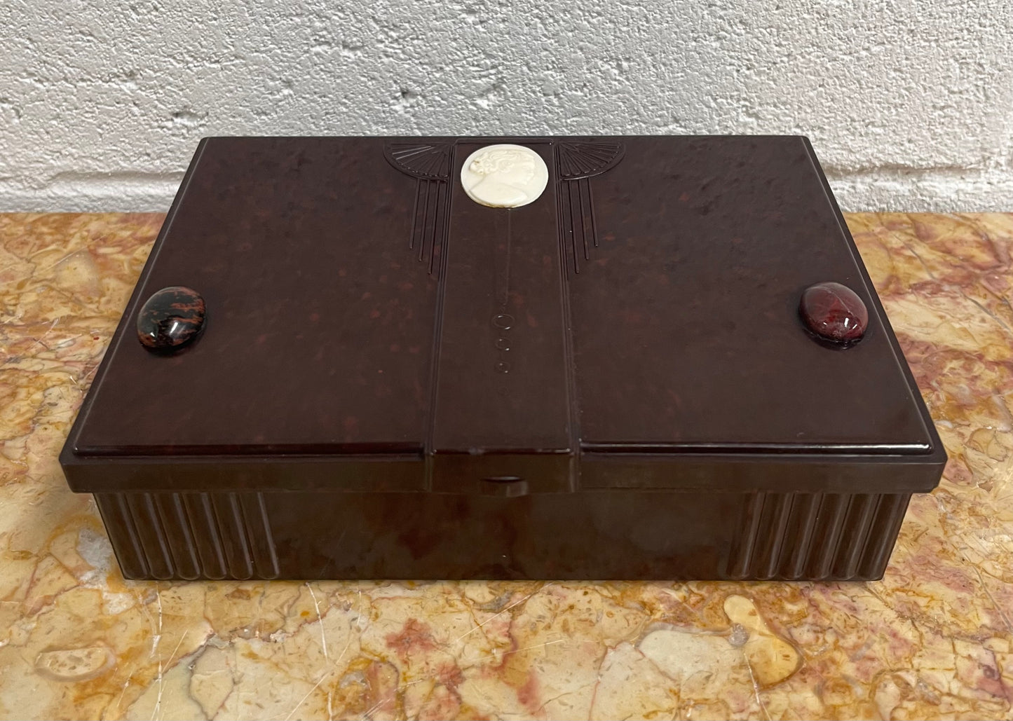 Stunning Art Deco Bakelite Trinket Box