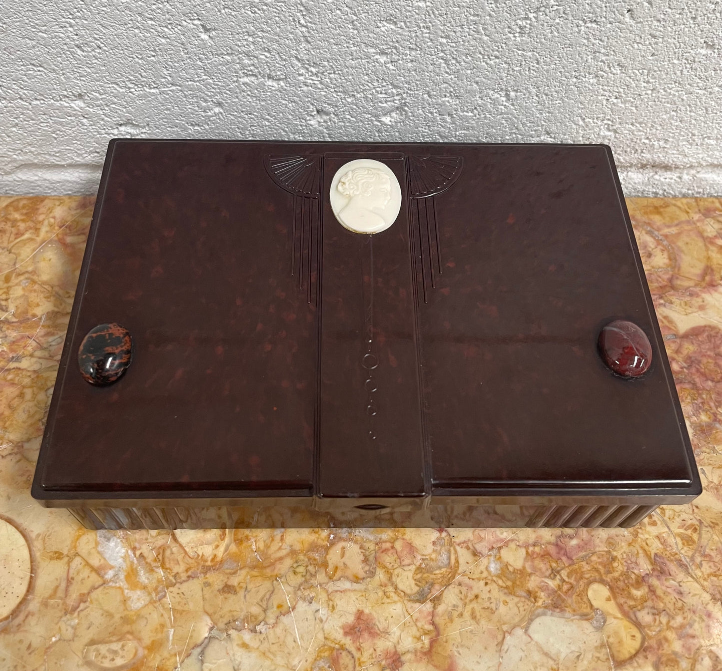 Stunning Art Deco Bakelite Trinket Box