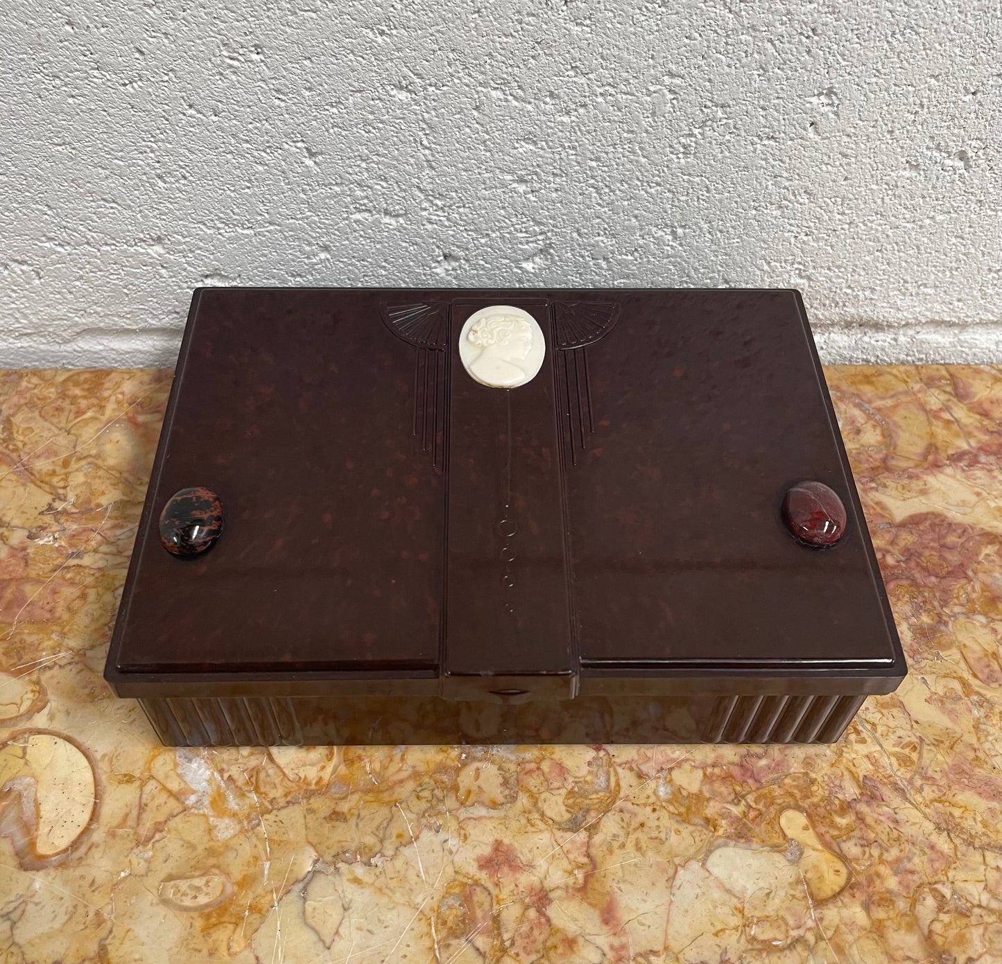 Stunning Art Deco Bakelite Trinket Box