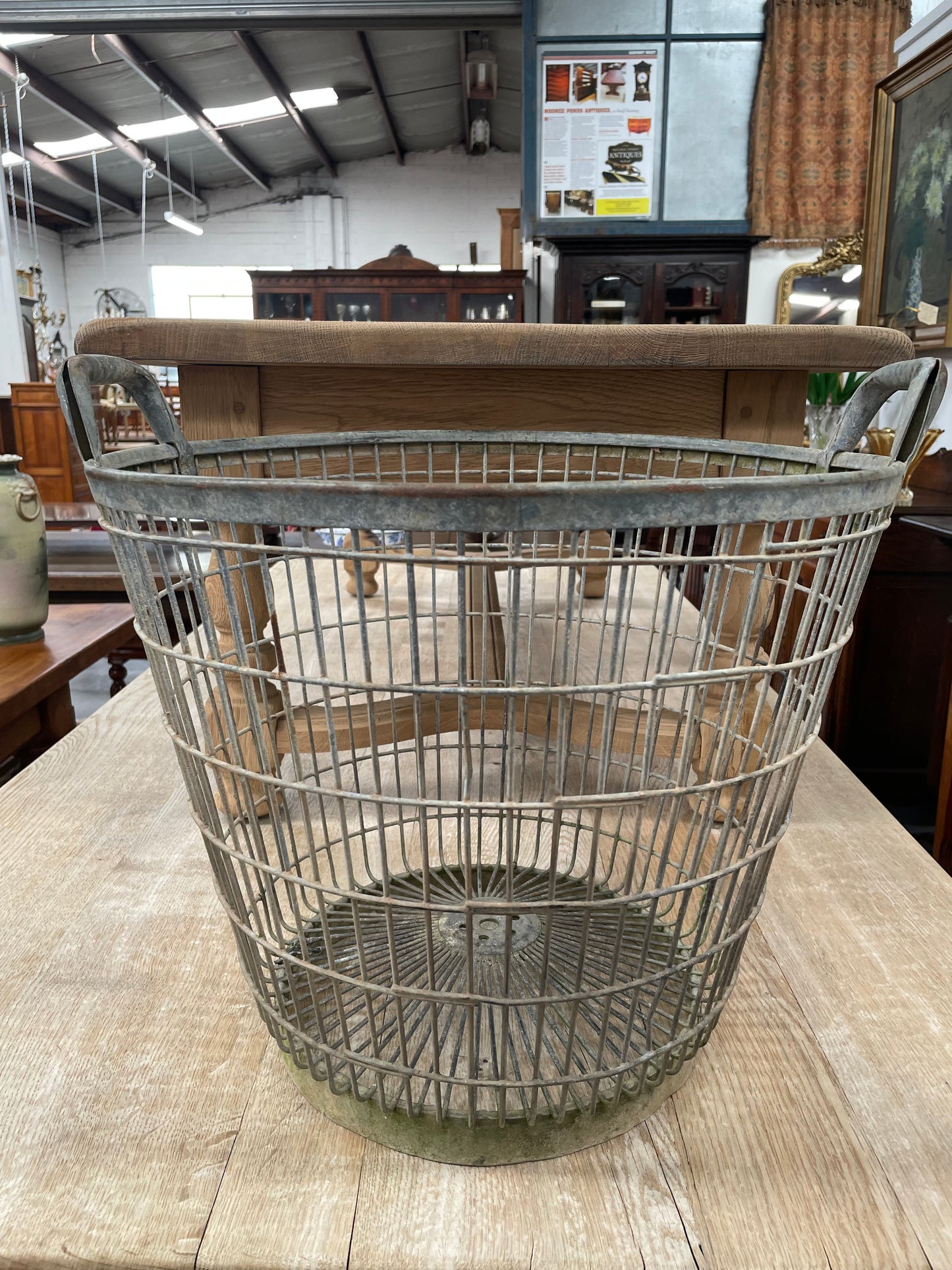 French Wire Harvesting Basket