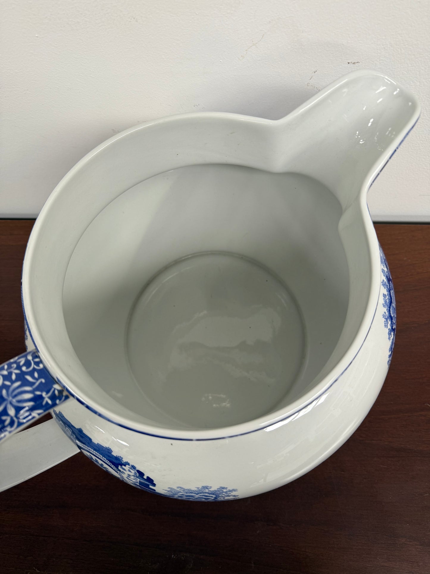 Rare Very Large Spode Blue and White Jug