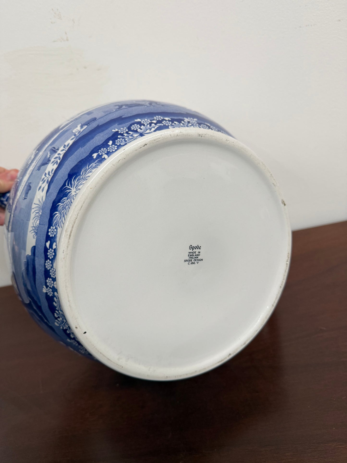 Rare Very Large Spode Blue and White Jug