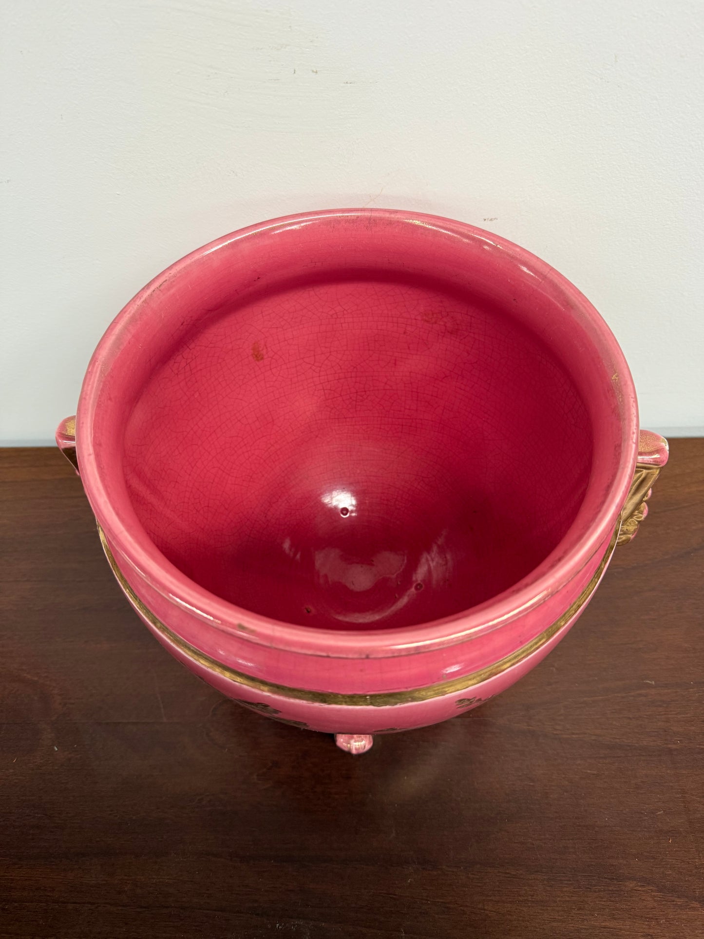 Victorian Pink Porcelain Jardinere