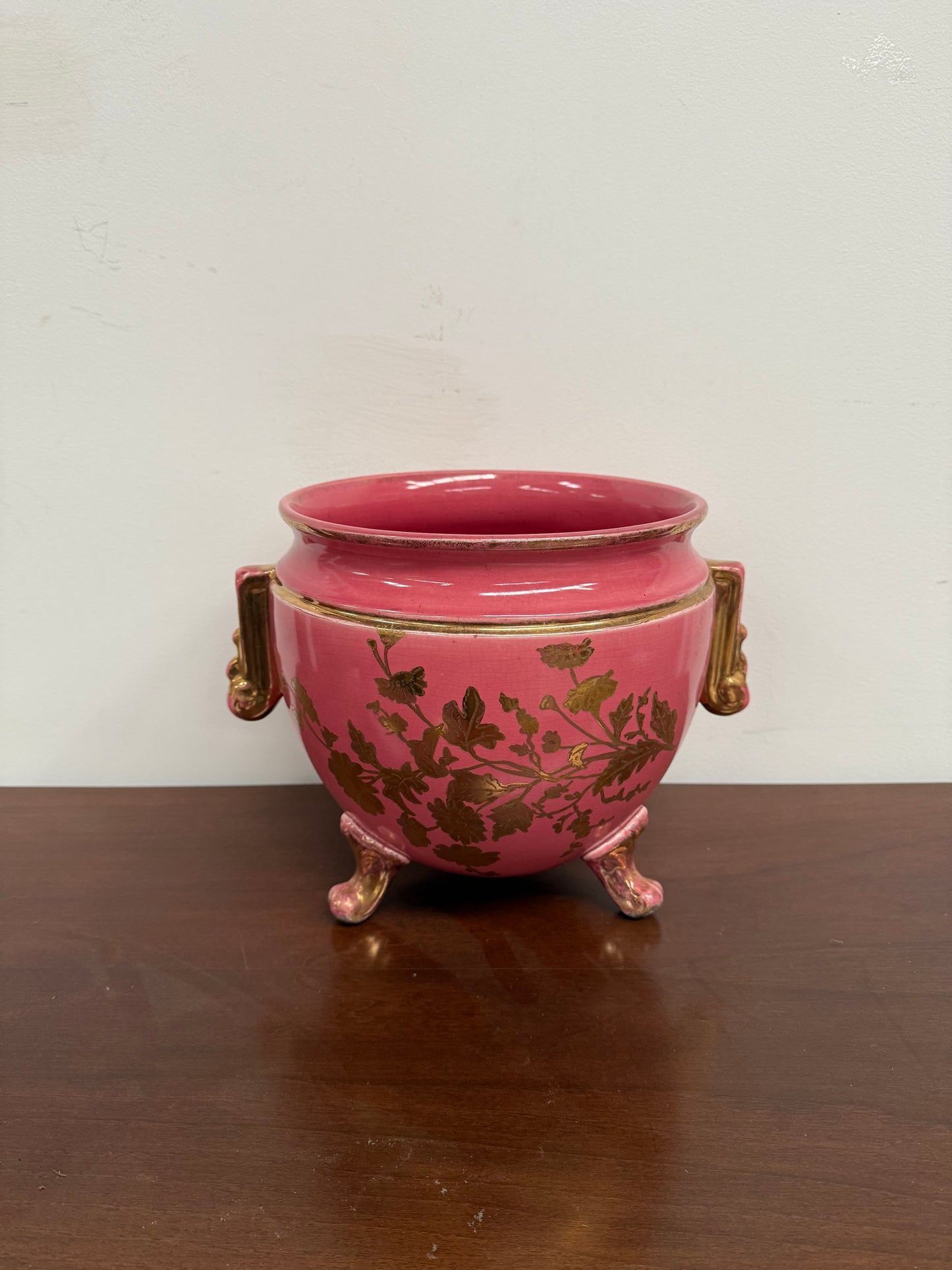 Victorian Pink Porcelain Jardinere