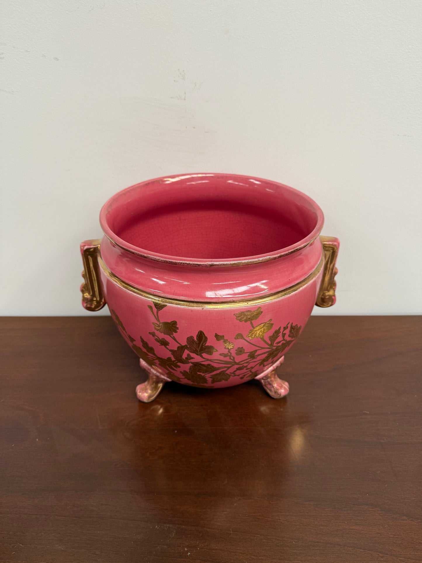 Victorian Pink Porcelain Jardinere