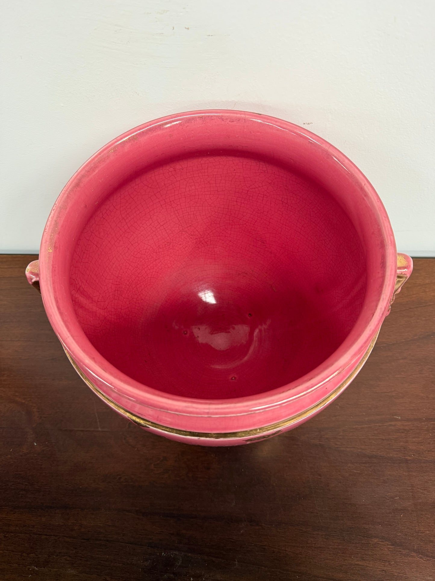 Victorian Pink Porcelain Jardinere