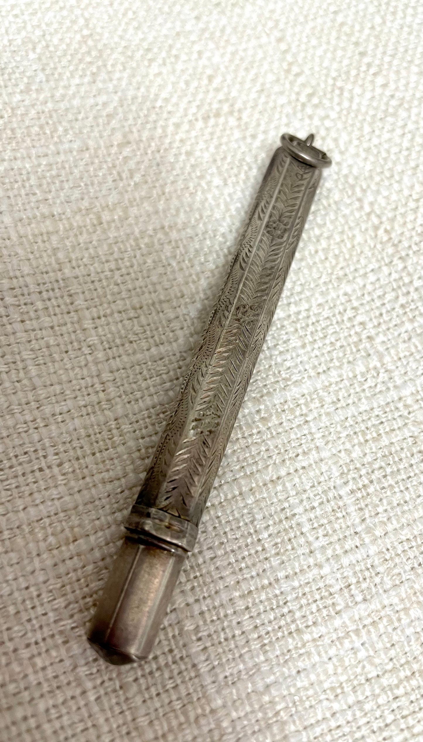 Antique Silver Pencil Holder