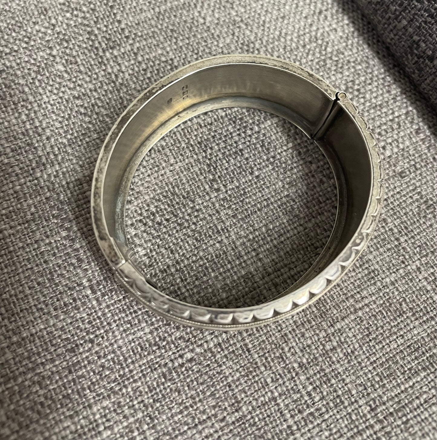Birmingham Gold and Silver Engraved Bracelet 1885