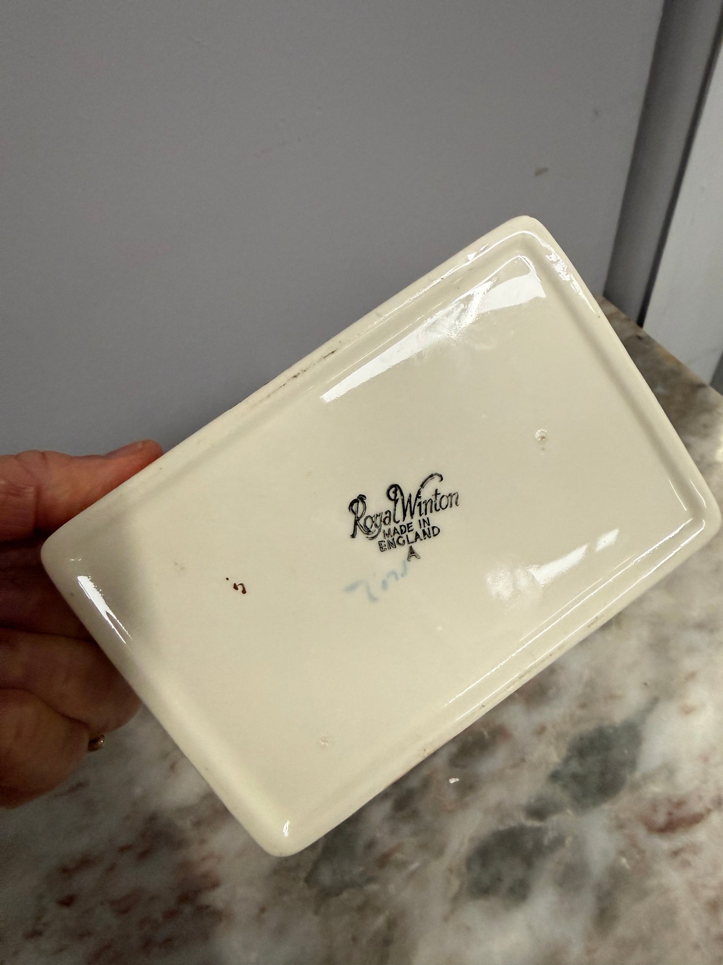 Vintage Royal Winton Old Curiosity Shop Trinket Box