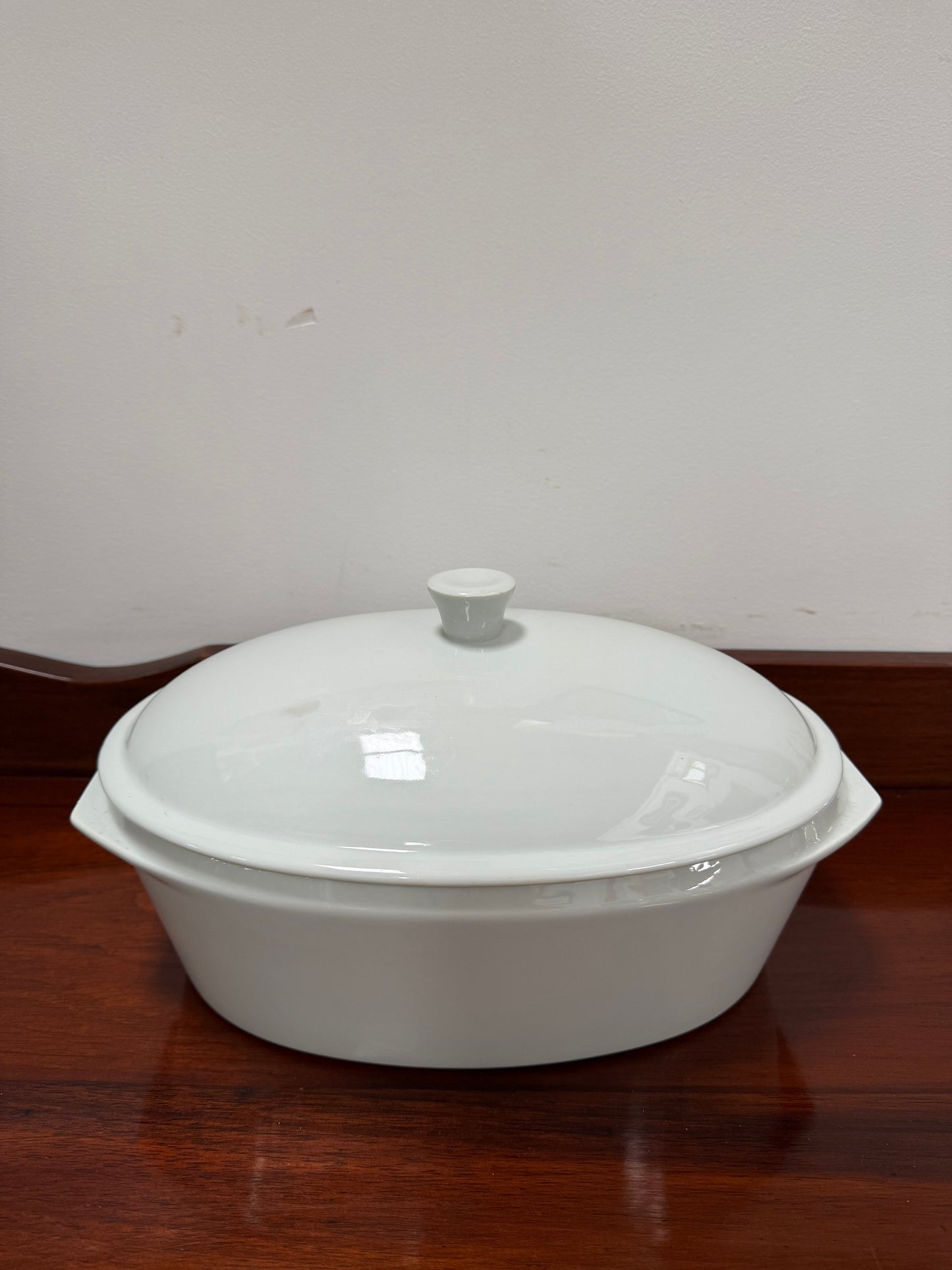 Vintage Le Creuset Stoneware Covered Casserole
