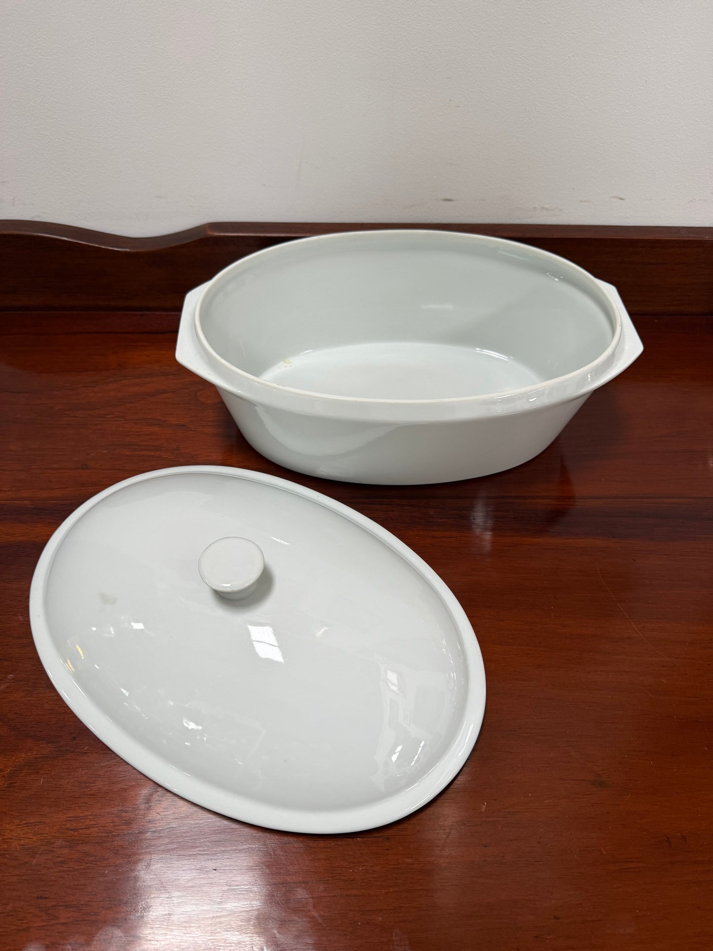 Vintage Le Creuset Stoneware Covered Casserole