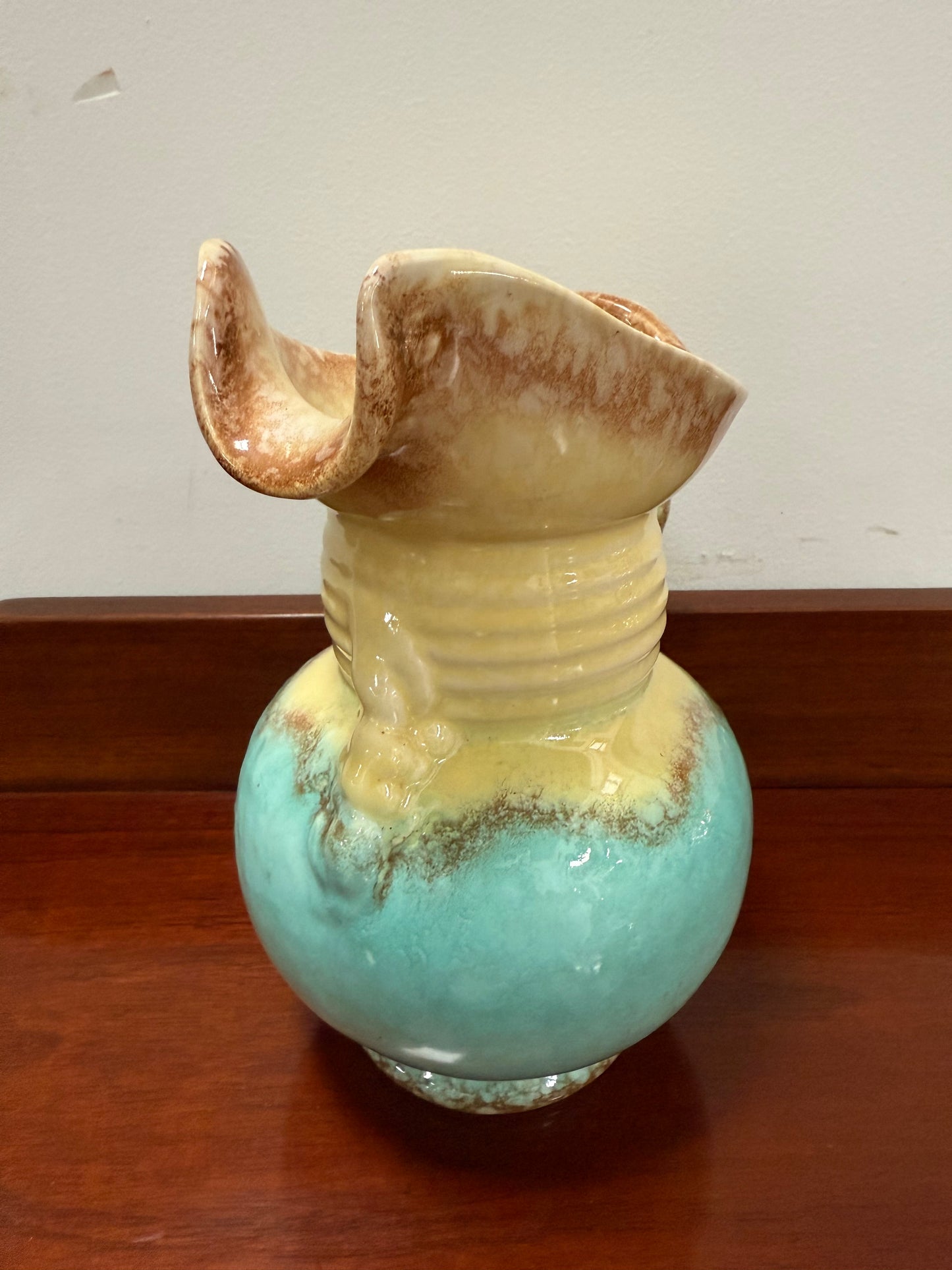 Art Deco Hand Painted Czech Jug