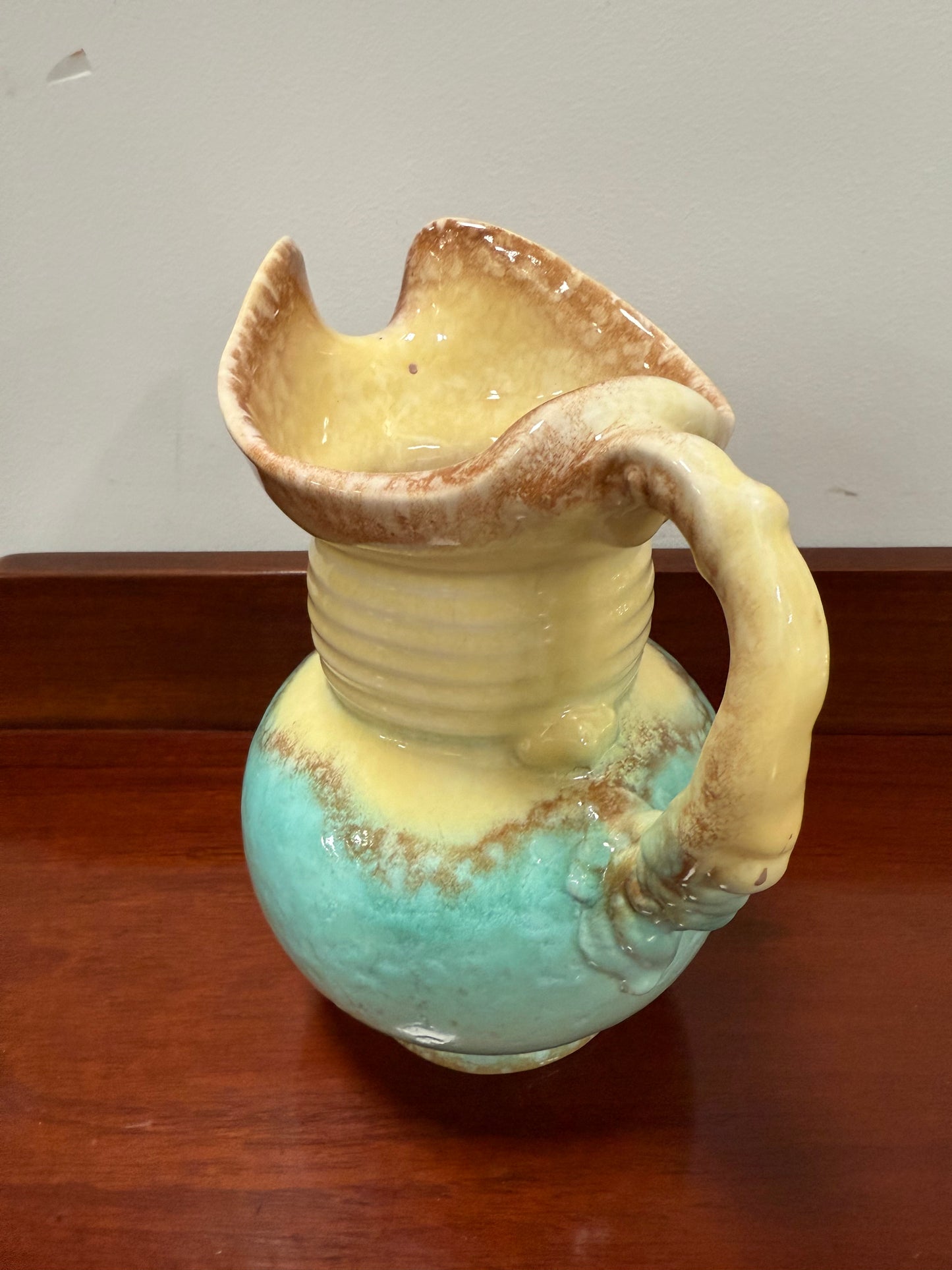 Art Deco Hand Painted Czech Jug