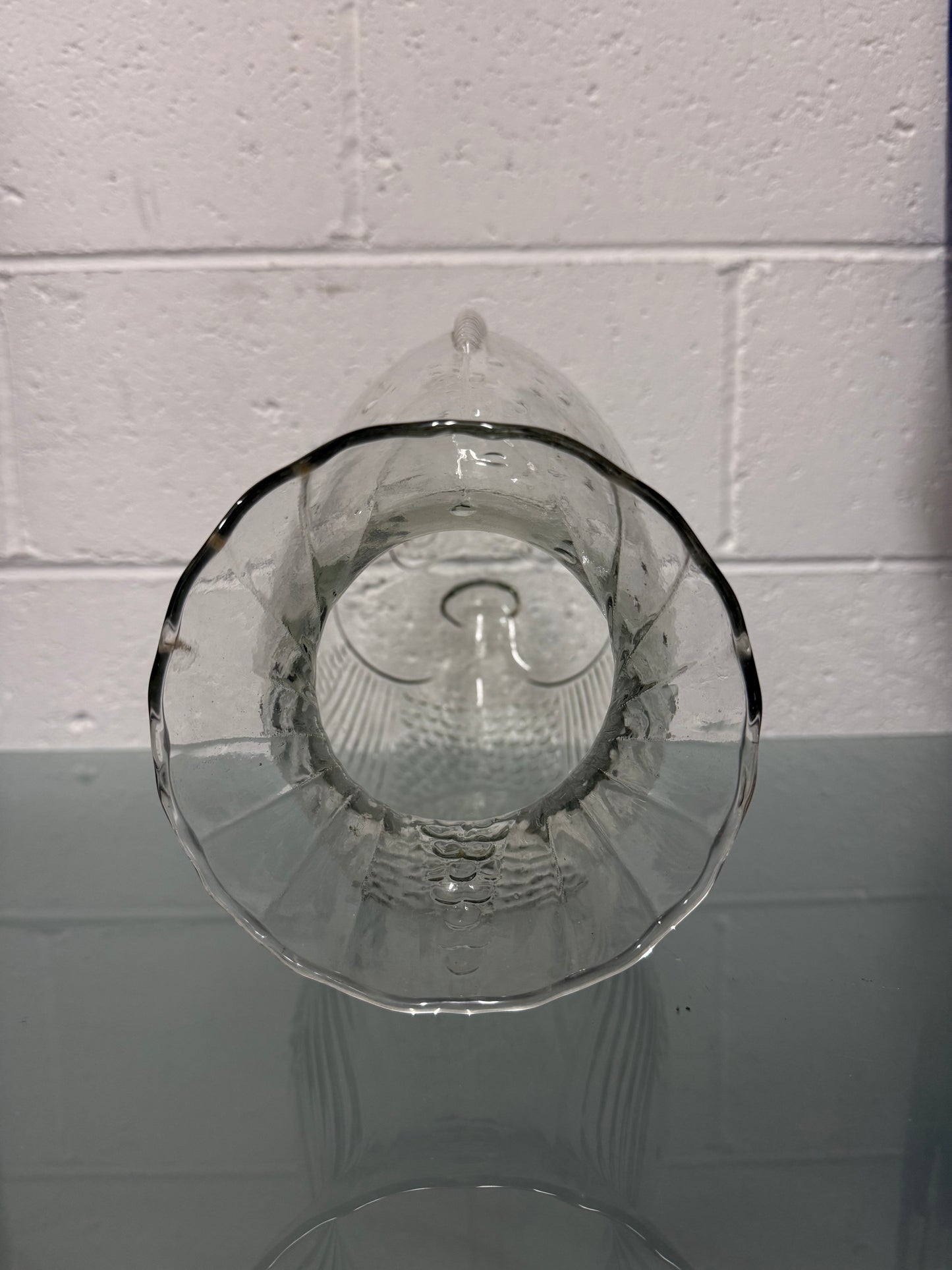 Vintage Hand Blown Glass Fish Terrarium/Candy Jar