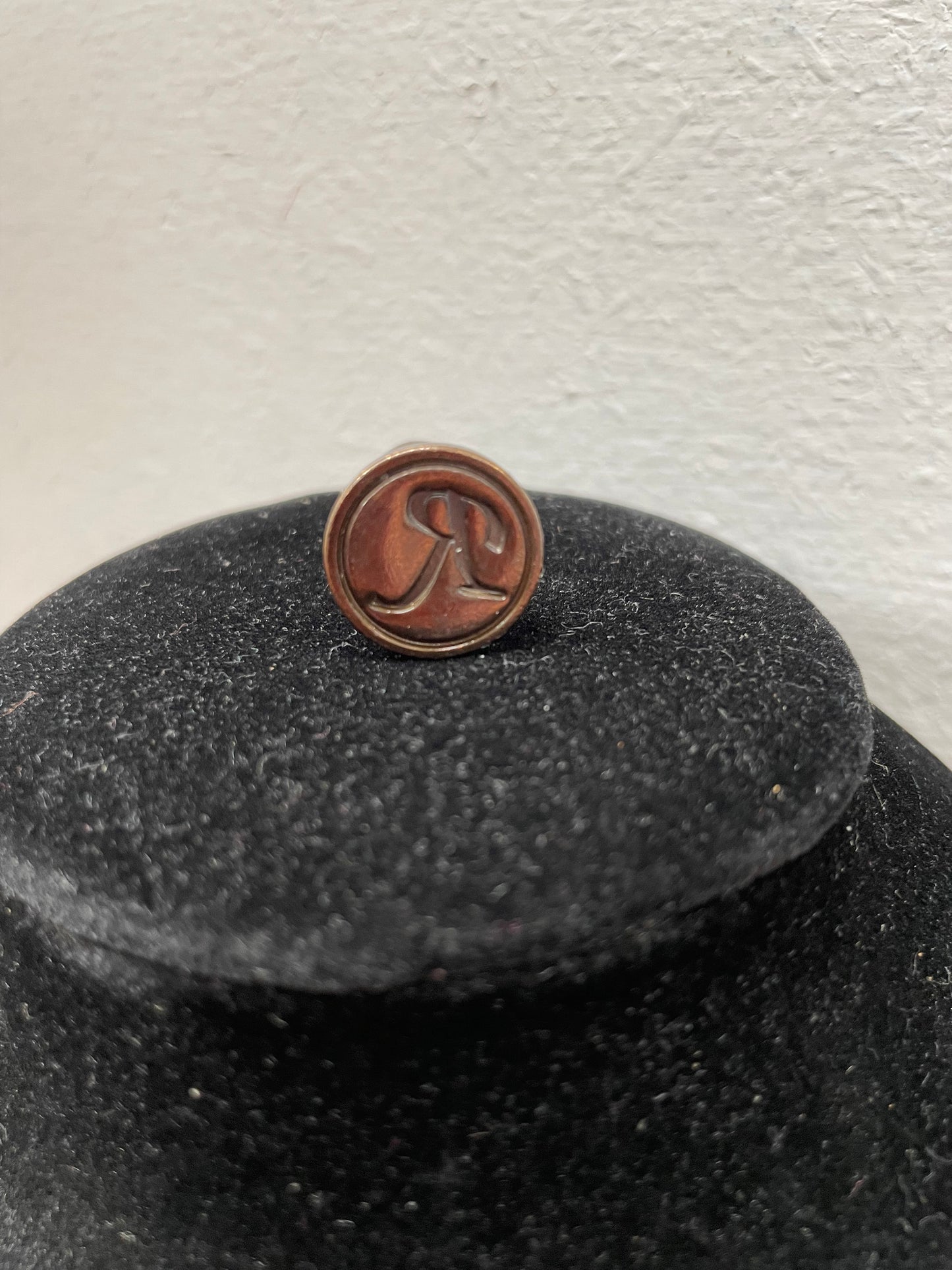 Vintage chess pawn Bronze seal