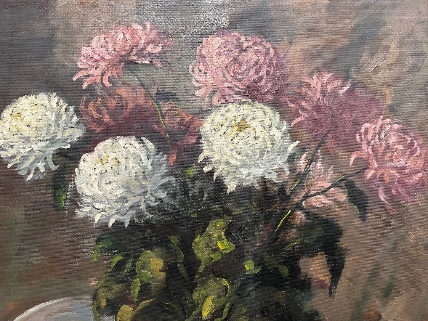 Beautiful Framed French Oil on Canvas