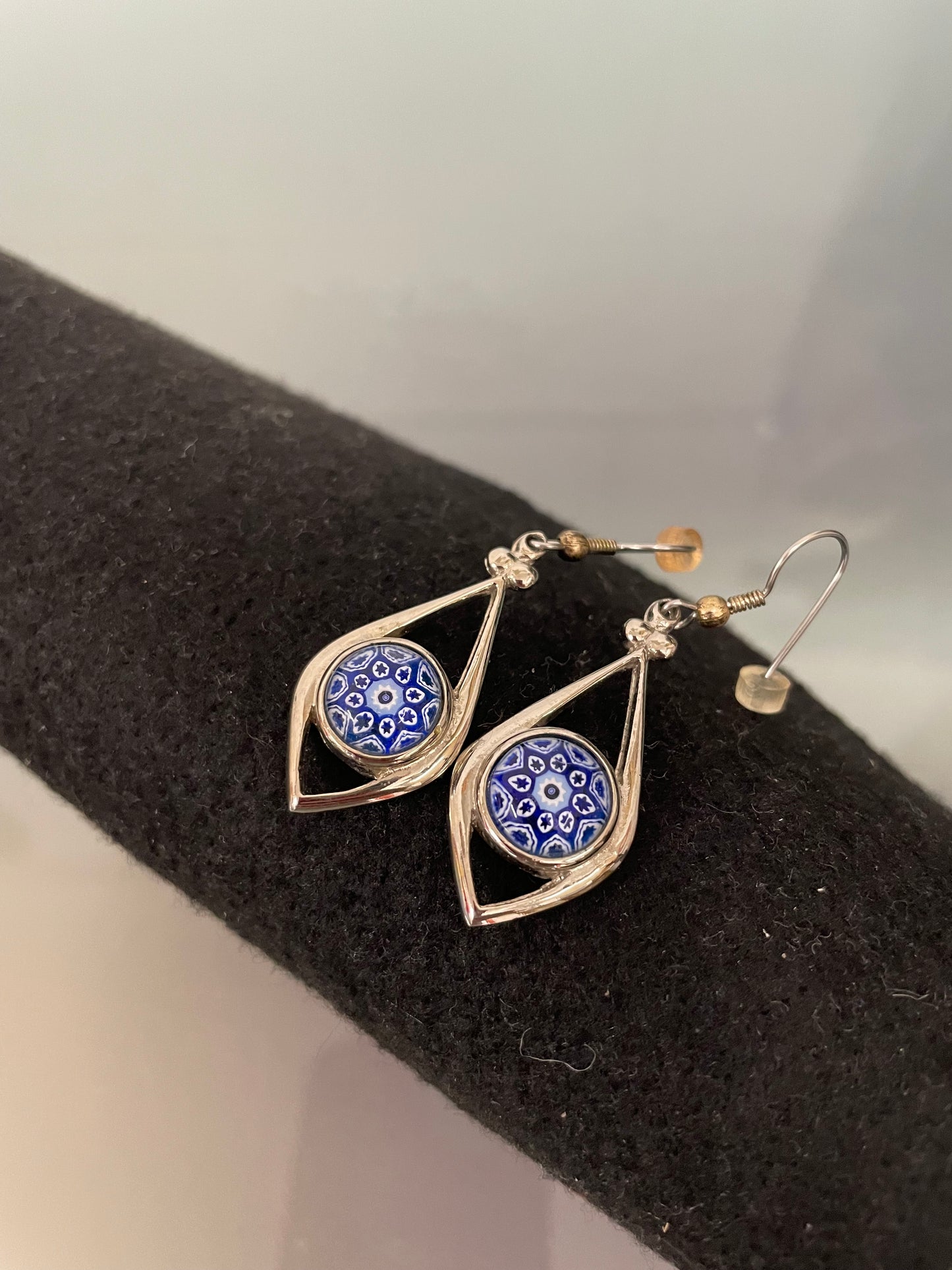 Pair Vintage Celtic Design Scottish Earrings