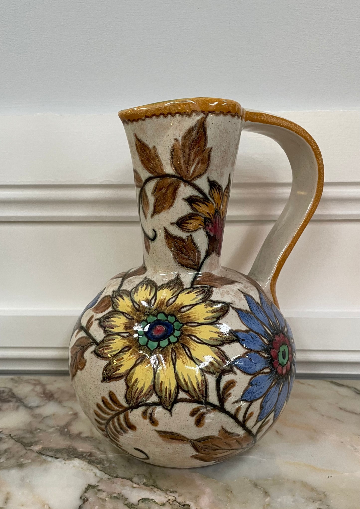 Hand Painted Gouda Jug
