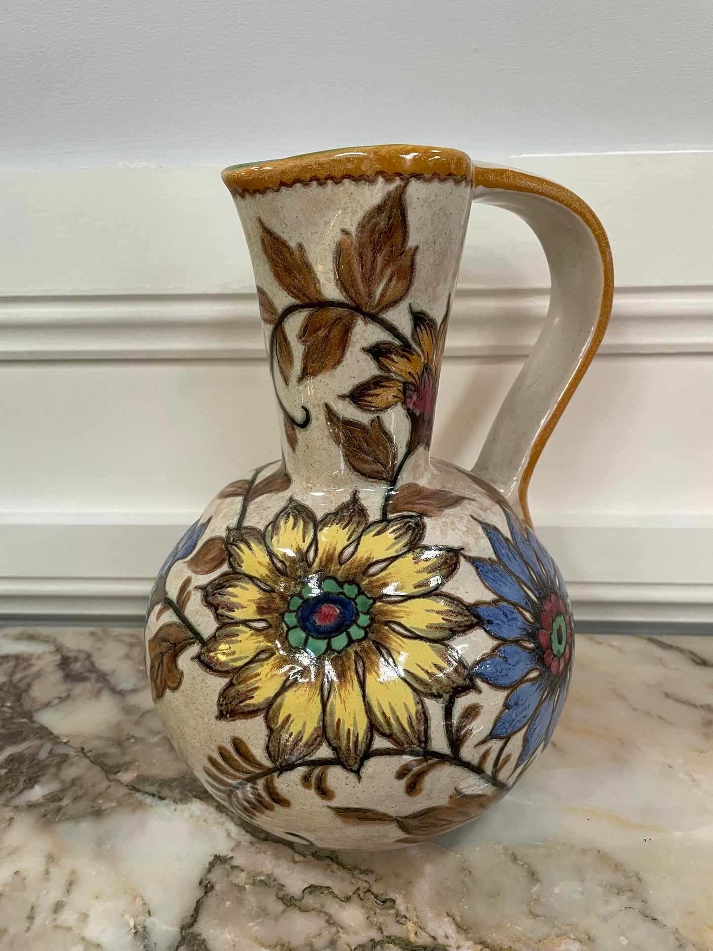 Hand Painted Gouda Jug