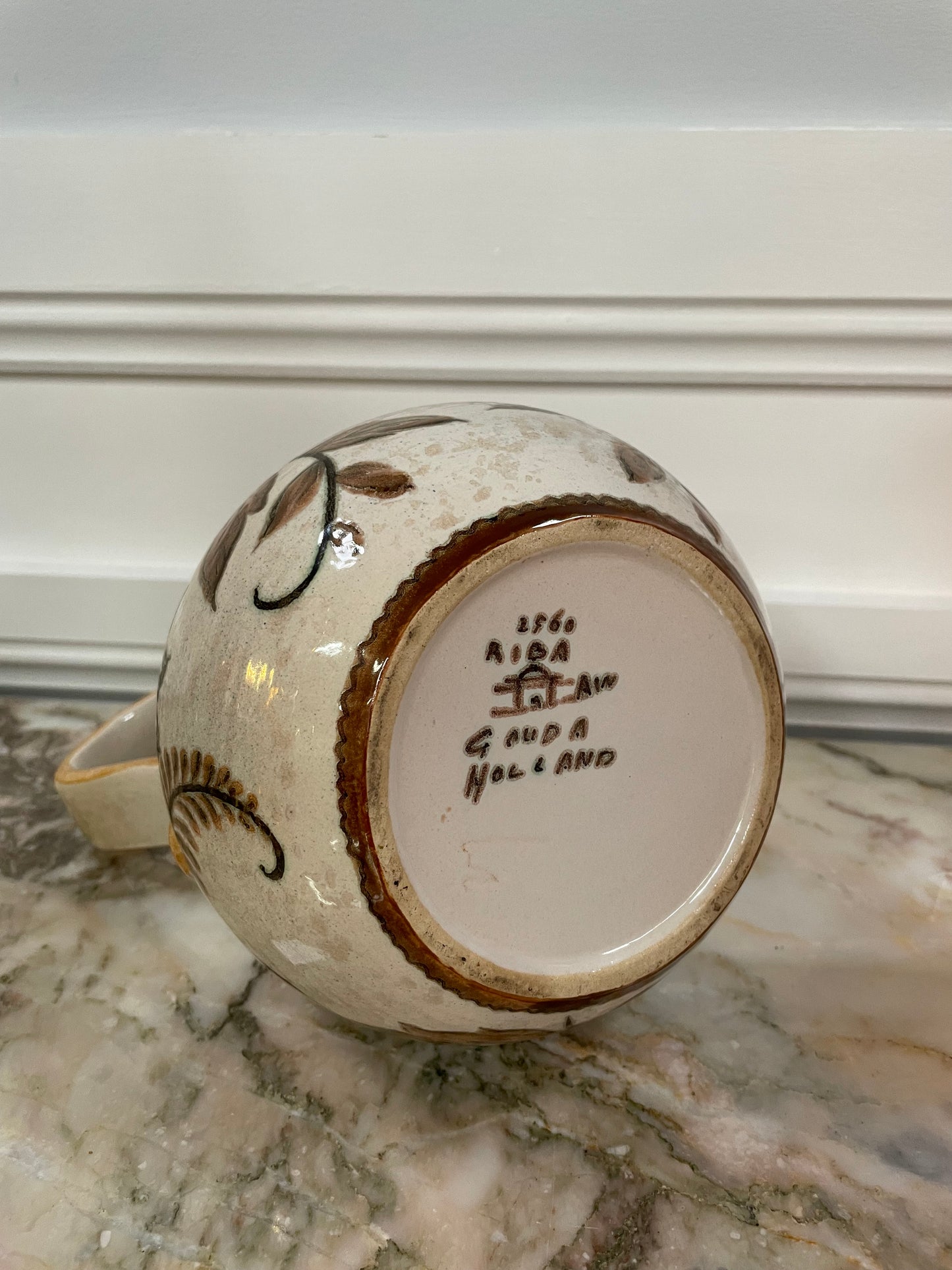 Hand Painted Gouda Jug