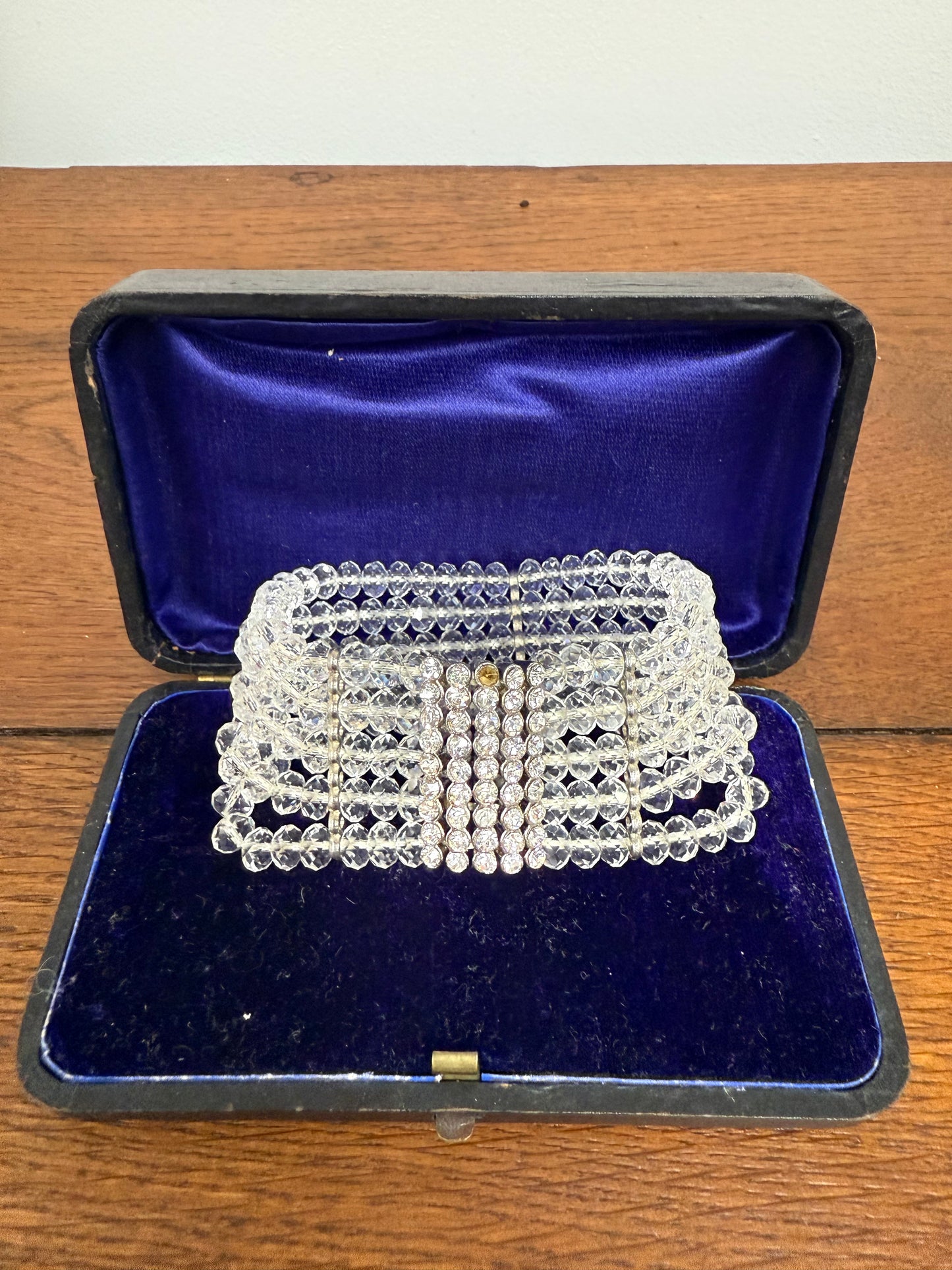 Vintage Crystal & Rhinestone Stretch Bracelet