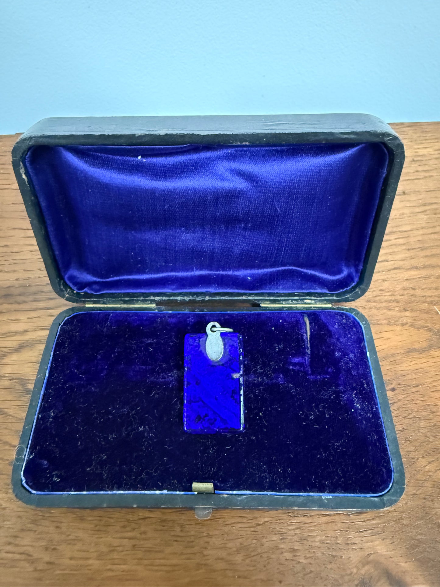 Vintage Blue Coloured Murano Glass Pendant