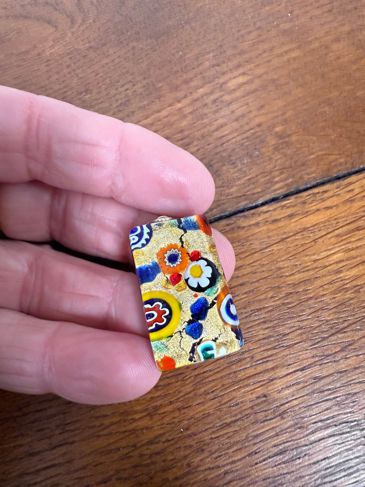 Vintage Millefiori Murano Glass Pendant
