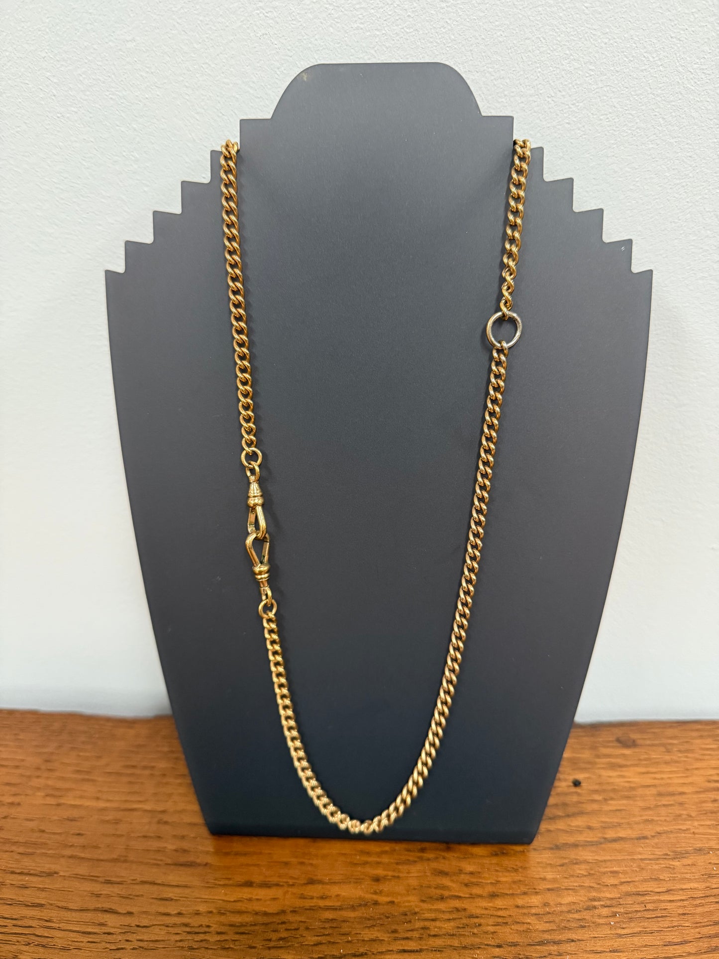 Vintage Gold Plated Albert Chain