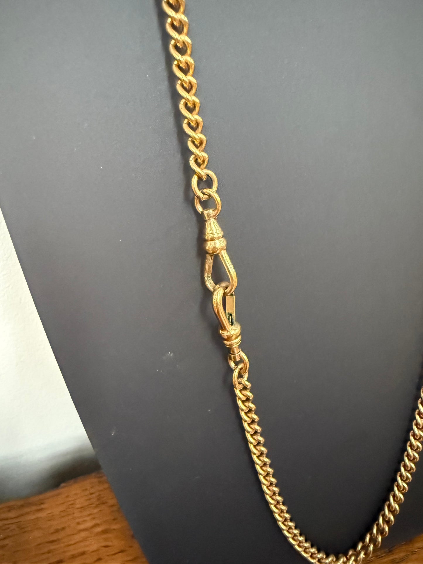 Vintage Gold Plated Albert Chain