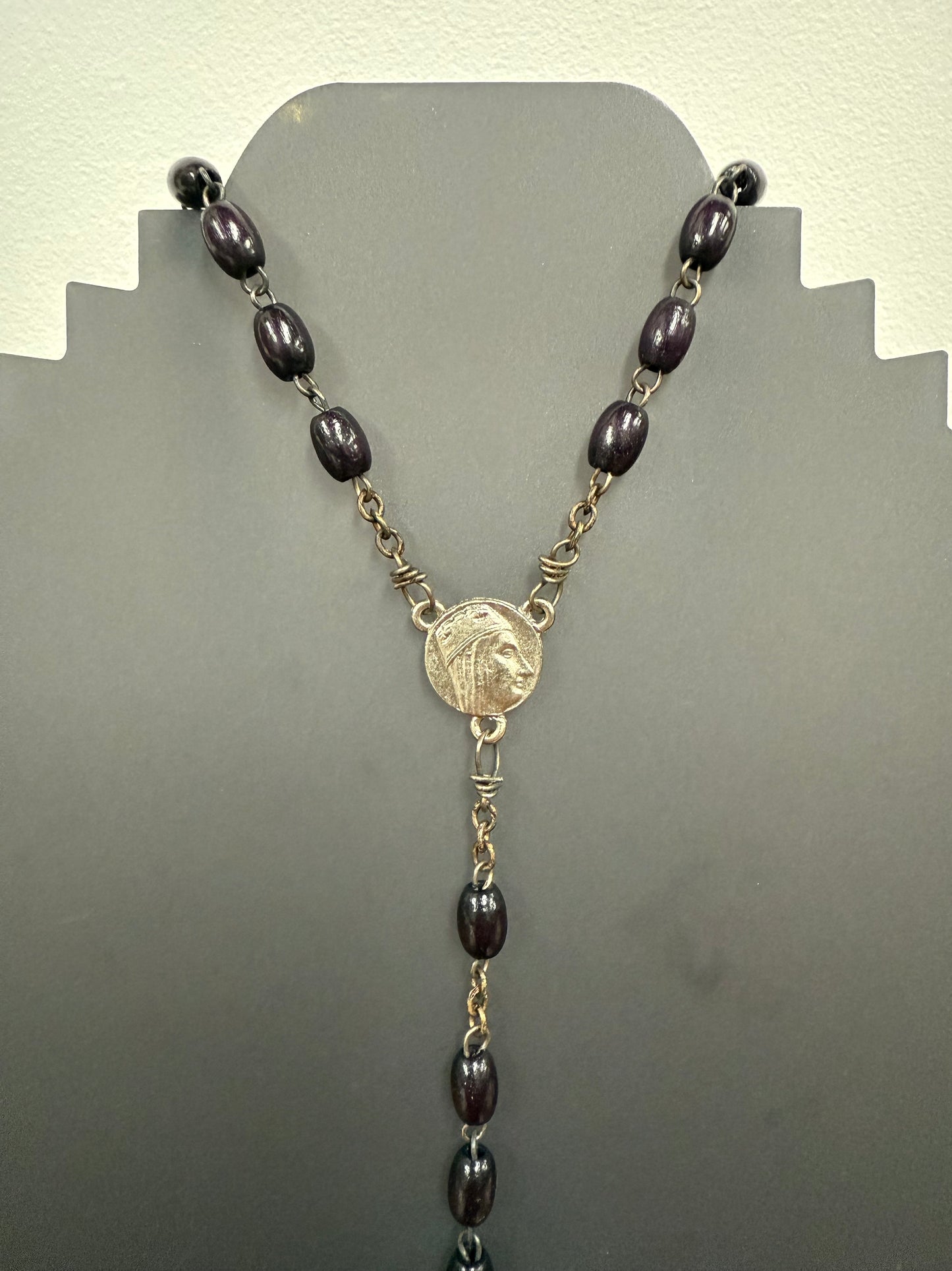 Vintage Wood Rosary Beads