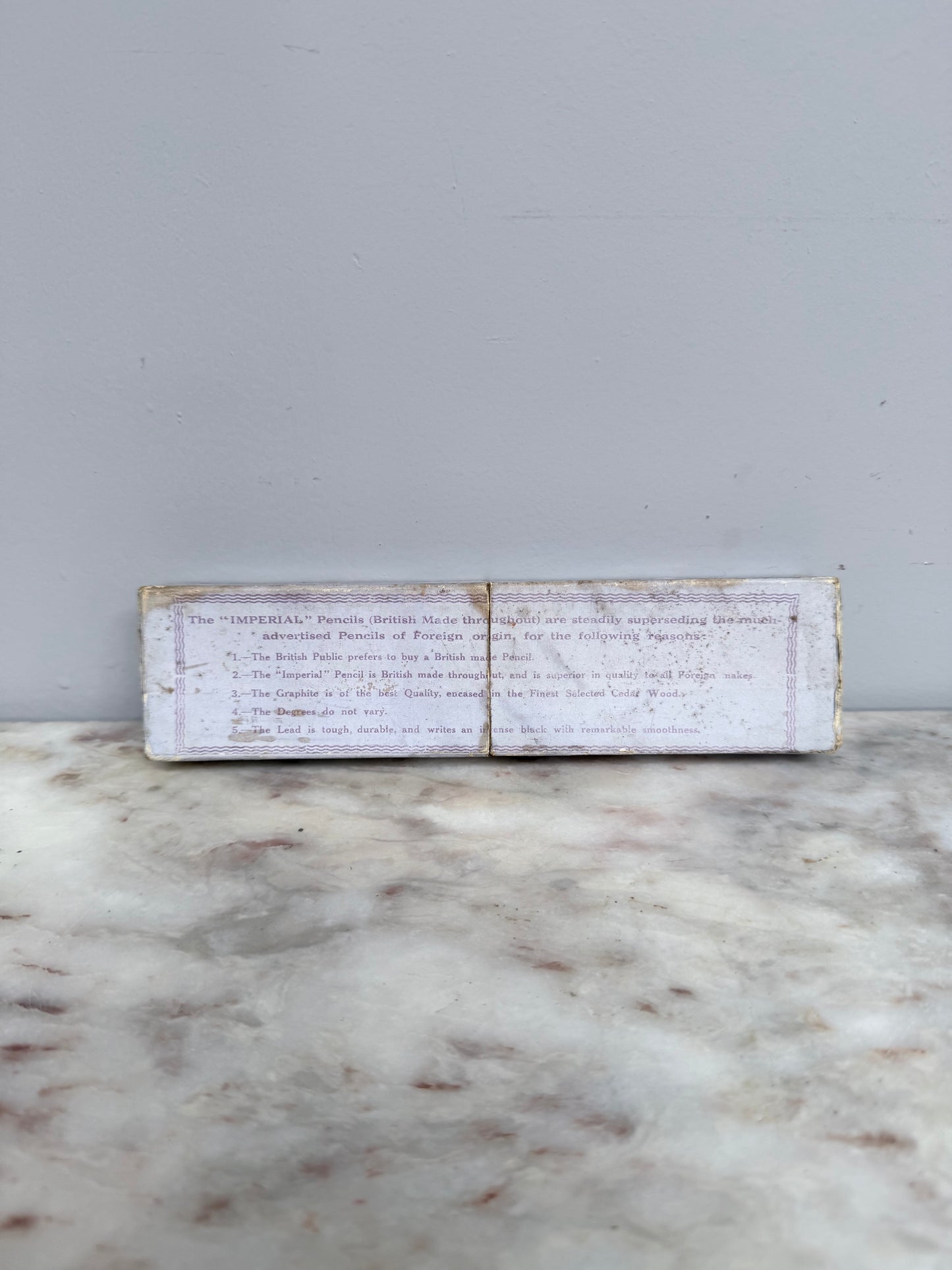 The 'Imperial Pencil' Box & Contents