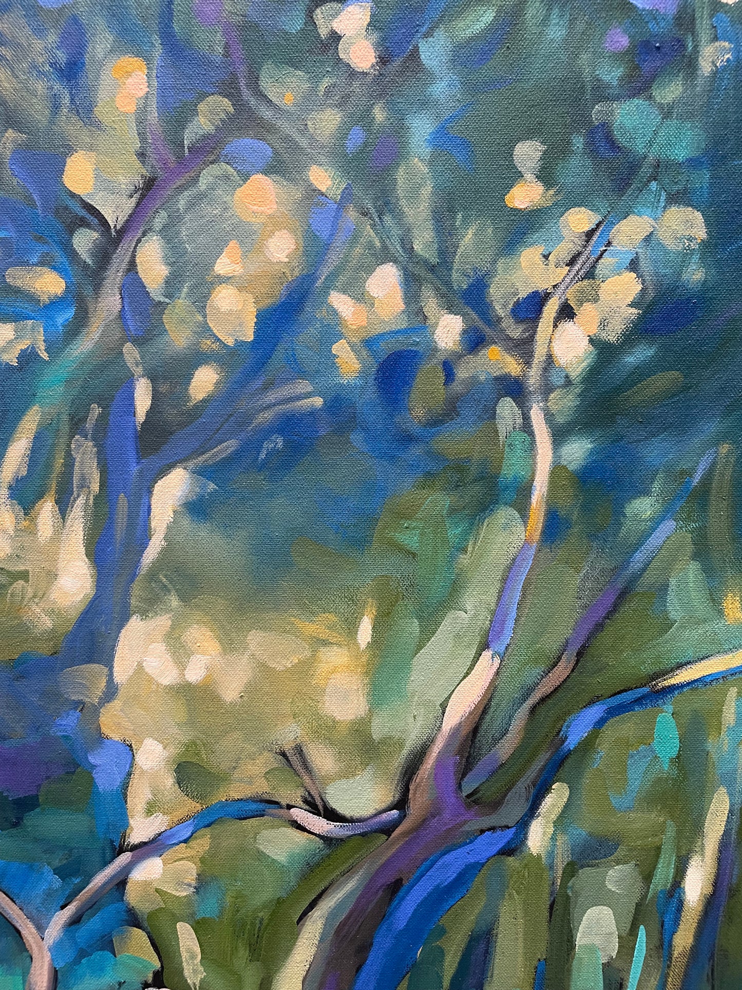 Beautiful Abstract Landscape by Renowned Artist Susan Bannister