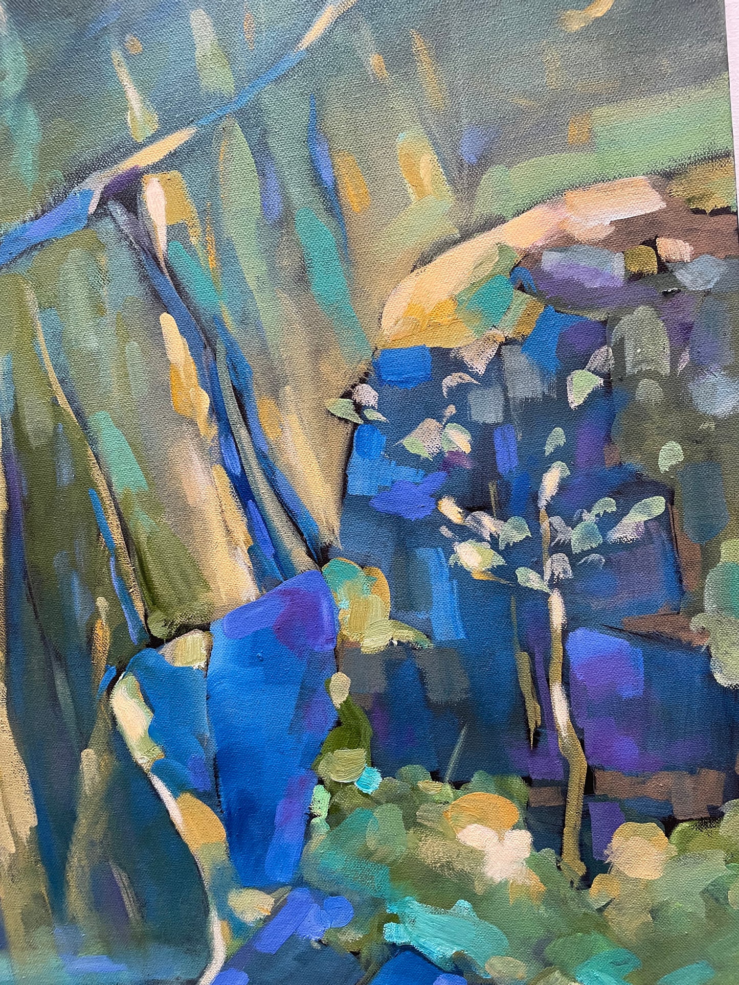 Beautiful Abstract Landscape by Renowned Artist Susan Bannister